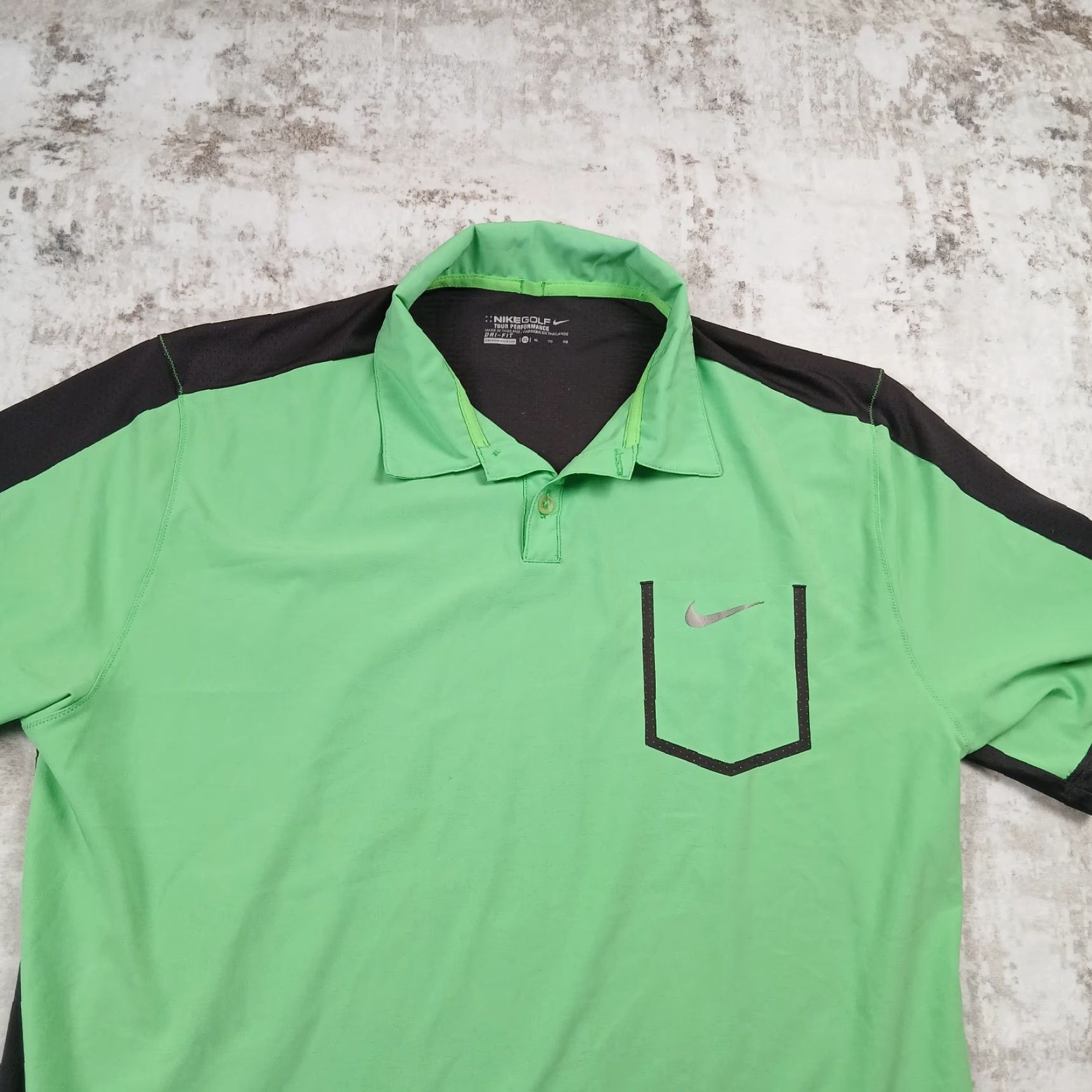 Nike Nike Golf Polo Shirt Mens XL Green Tour Performance Polo Shirt Golf Size US XL / EU 56 / 4 - 2 Thumbnail