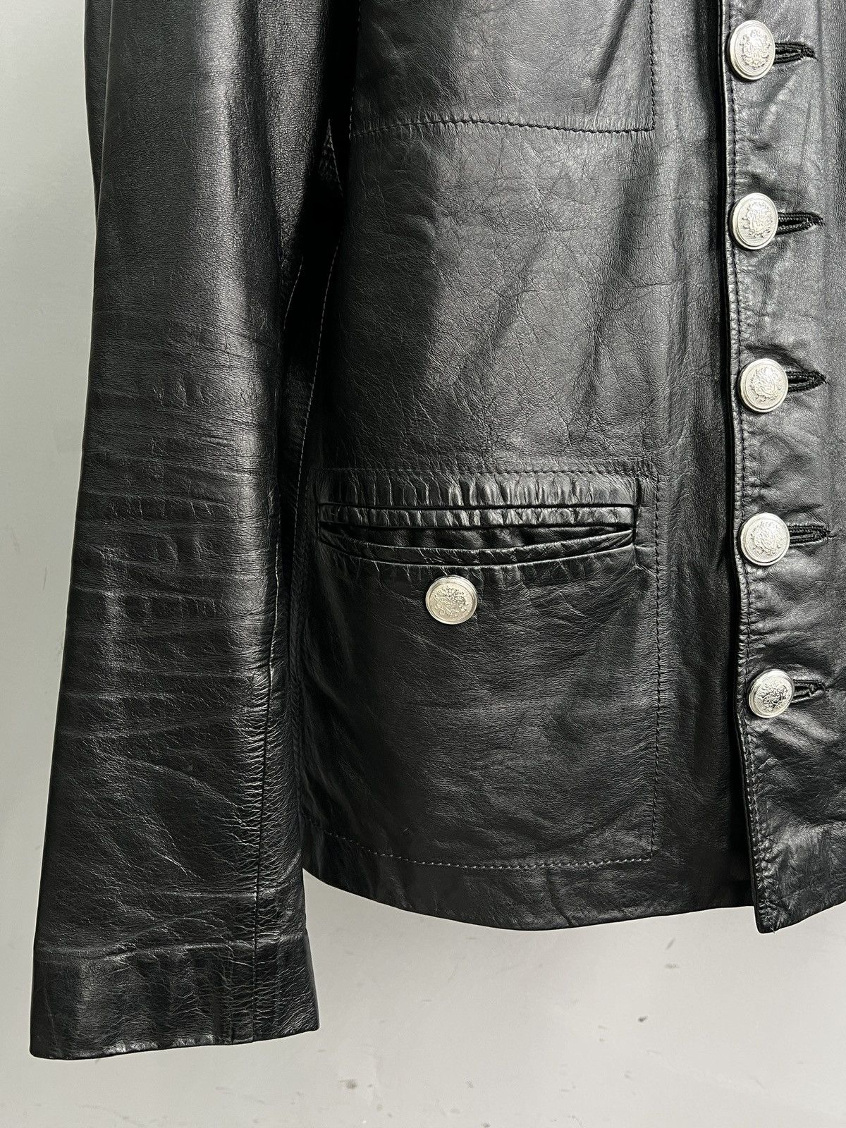 PPFM Black hysteric glamour Jacket Vintage napoleon Biker 90s Size US M / EU 48-50 / 2 - 4 Thumbnail