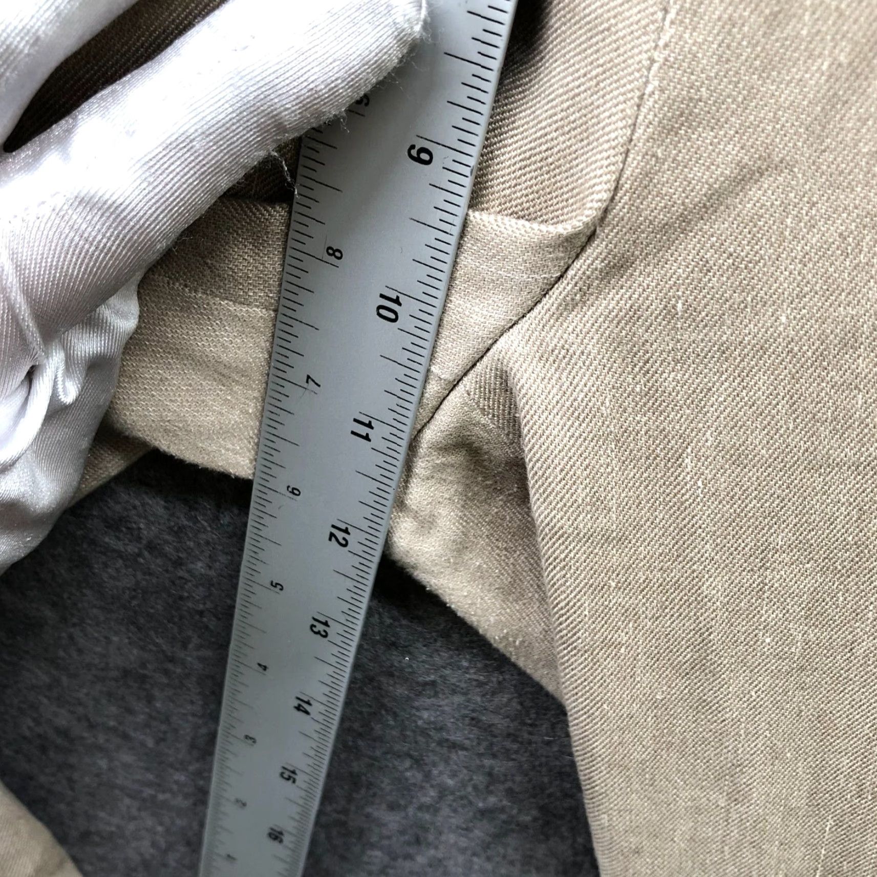 Calibre Calibre Linen Blend Dress Pants Mens 34x33 Beige Flat Front Slim Straight Pants Size US 34 / EU 50 - 7 Thumbnail