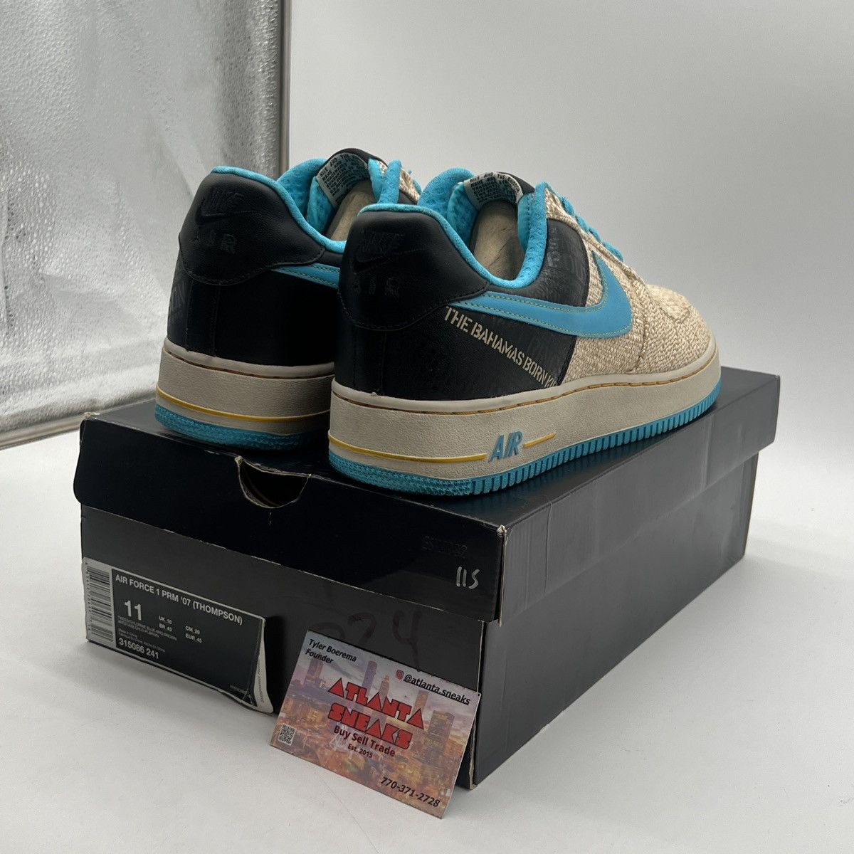 Nike Air Force 1 07 Thompson original six Size US 11 / EU 44 - 5 Thumbnail