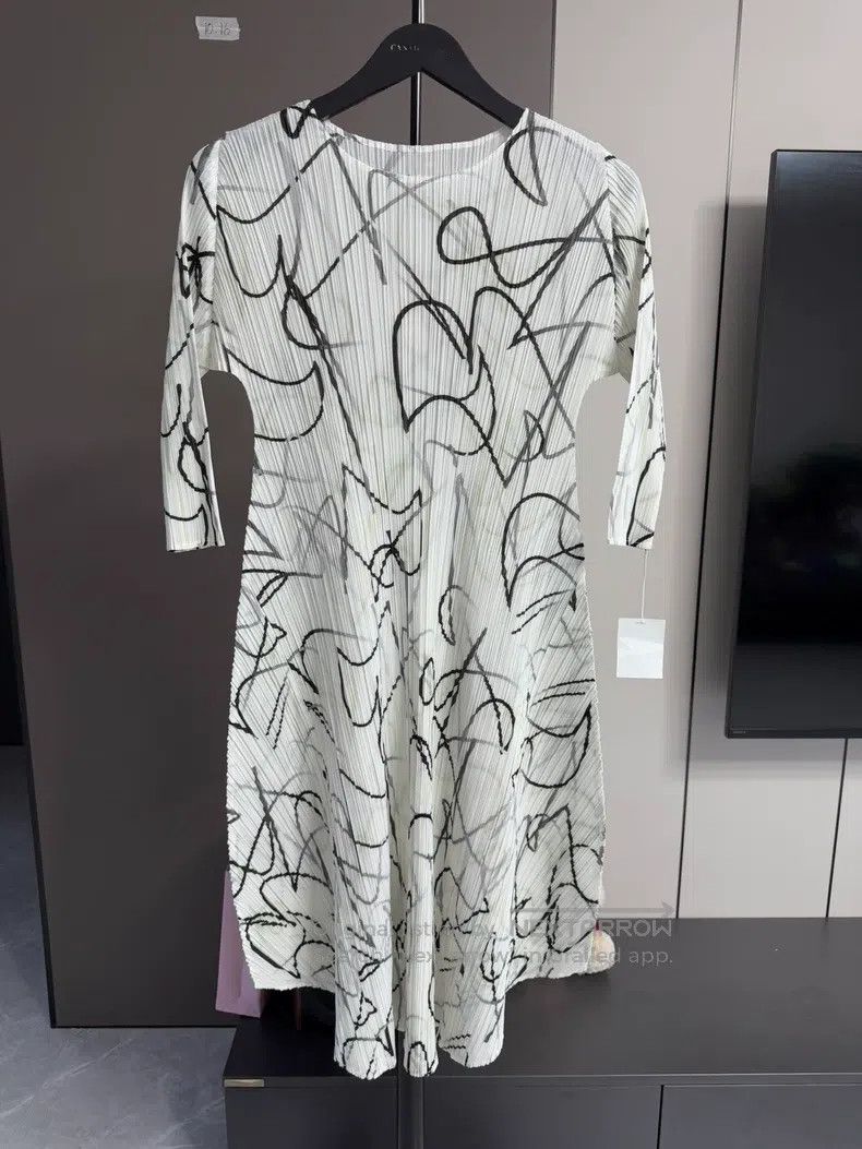 Issey Miyake Issey Miyake Musical Note Dress Size L / US 10 / IT 46 - 1 Thumbnail