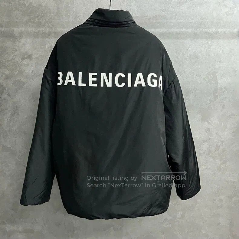 Balenciaga Balenciaga Black Puffer Zip Jacket. Size US M / EU 48-50 / 2 - 4 Thumbnail