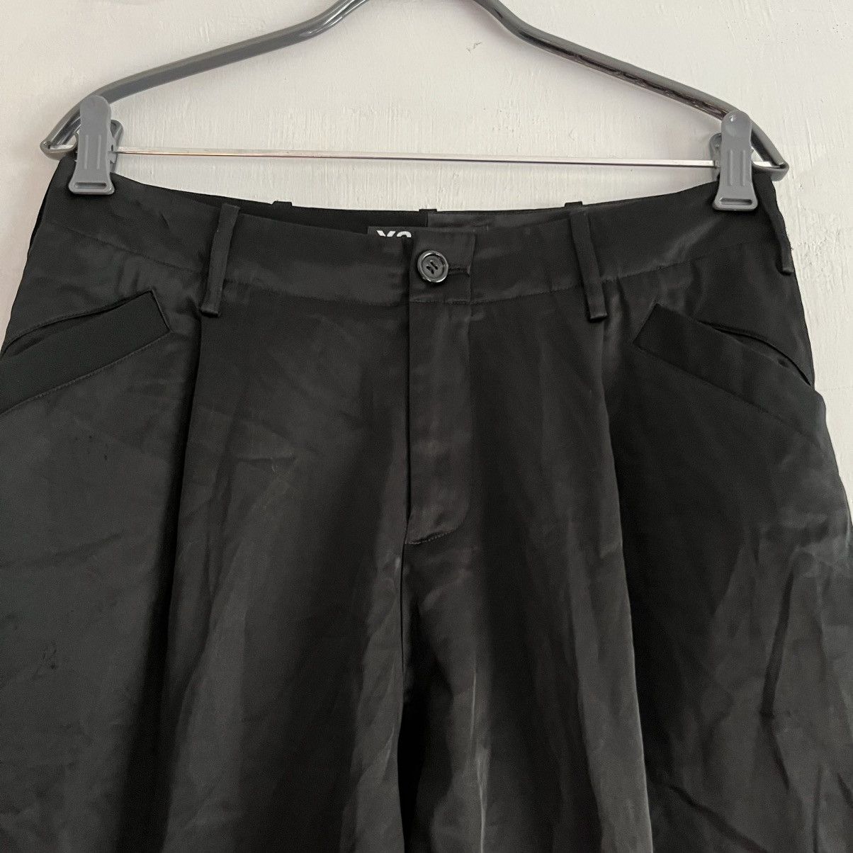 Y-3 Y3 Yohji Yamamoto Drop Crotch Silk Pants Size US 31 - 3 Thumbnail