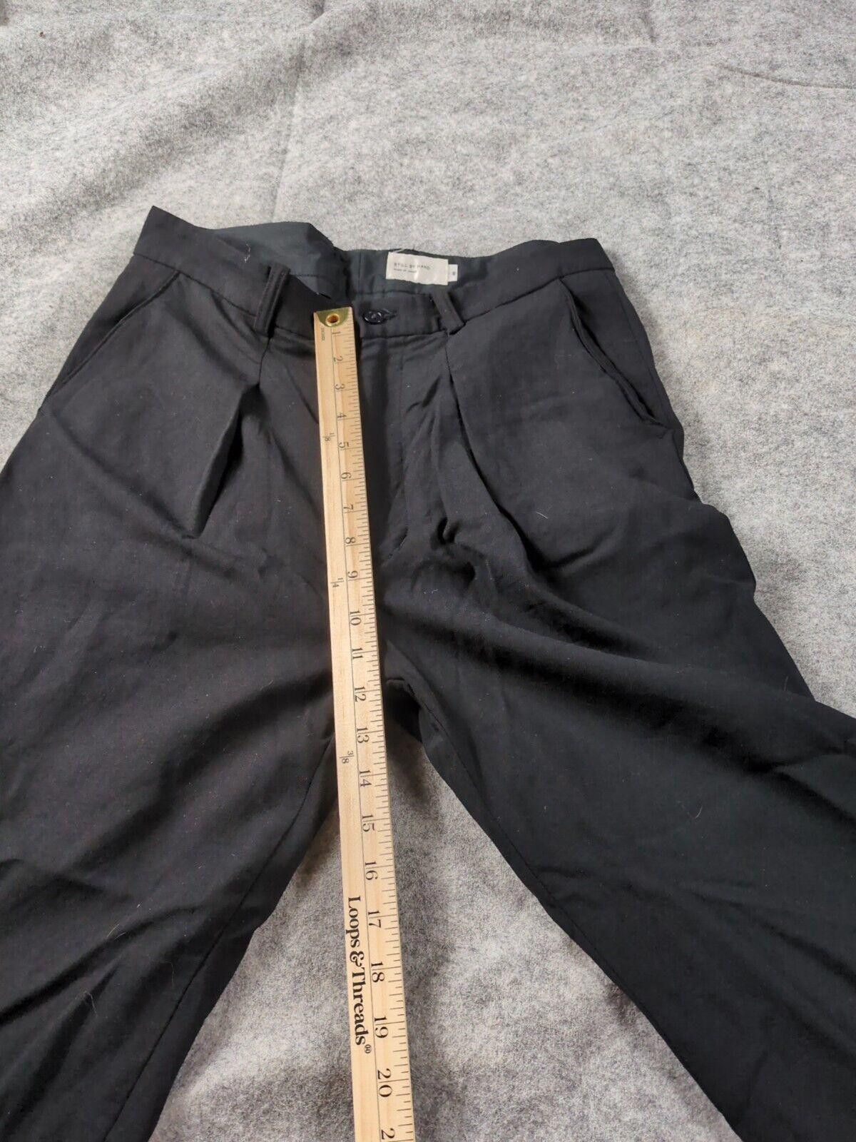 STILL BY HAND STILL BY HAND Pants Black 46 (30x26) Cropped High Rise Japan Size US 32 / EU 48 - 3 Thumbnail