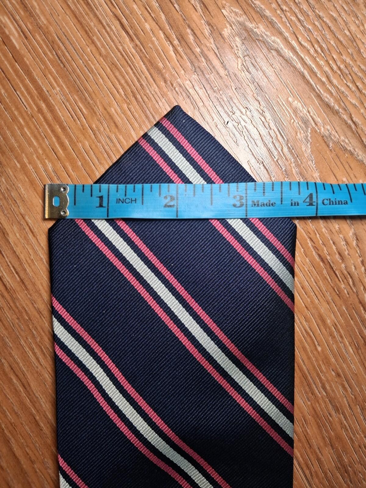 Brooks Brothers Brooks Brothers Silk Tie Navy Multicolor Striped Repp USA Size ONE SIZE - 6 Thumbnail