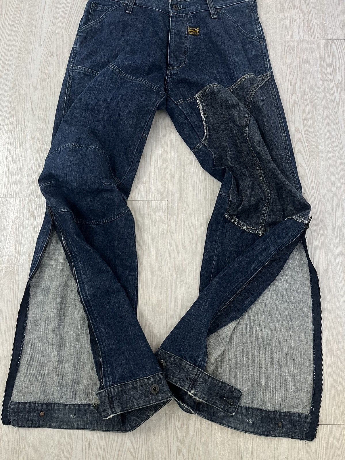 G-Star G-Star Raw double Knee Zipper Jeans Size US 33 - 7 Thumbnail
