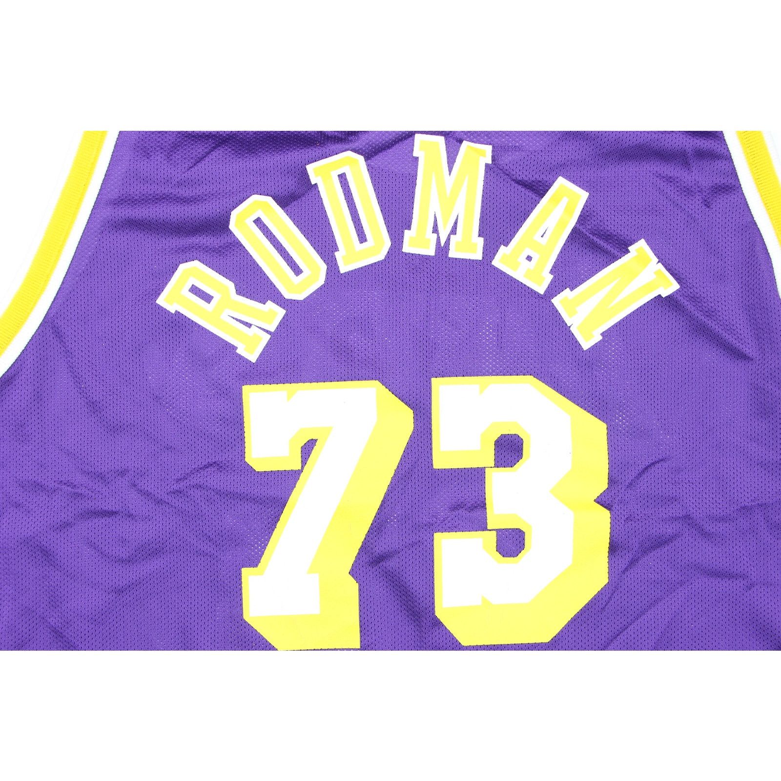 Champion Vintage LA Lakers 73 Dennis Rodman Champion Jersey Deadstock Size US XL / EU 56 / 4 - 5 Thumbnail