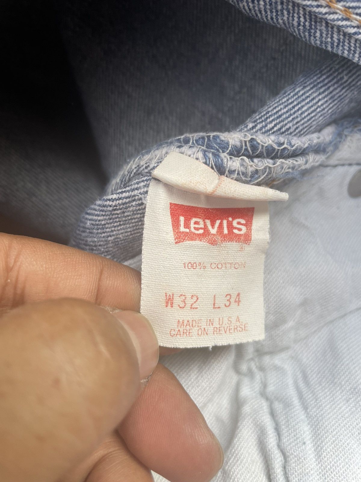 Levi's × Vintage Vintage 1989 Levis 501 XX e Distresed Size US 31 - 16 Thumbnail