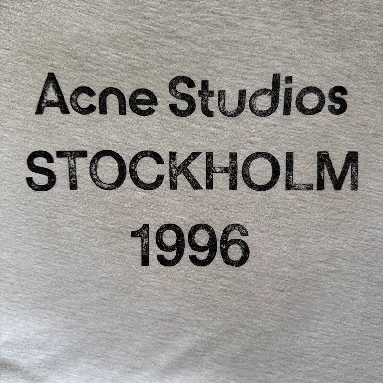 Acne Studios Acne Studios White lettered short-sleeved shirt Size S / US 4 / IT 40 - 7 Thumbnail