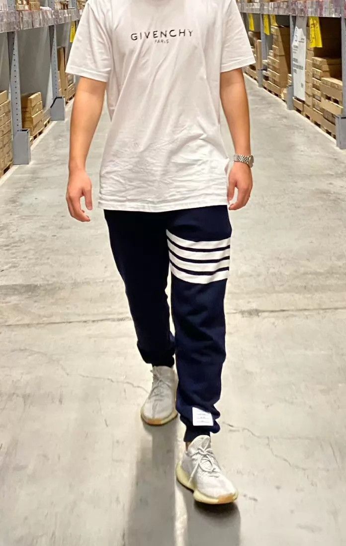 Thom Browne Thom Browne TB 4-Stripe Navy Track Pants Size 4 95 New Size US 36 / EU 52 - 9 Thumbnail