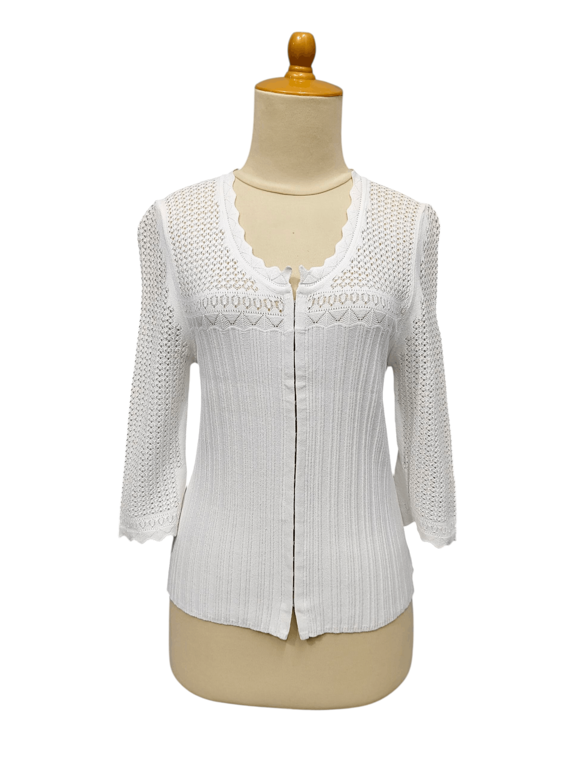 Vintage 🇮🇹 Dinovaliano 🇮🇹 Marly's Mesh Knitted Size M / US 6-8 / IT 42-44 - 1 Thumbnail
