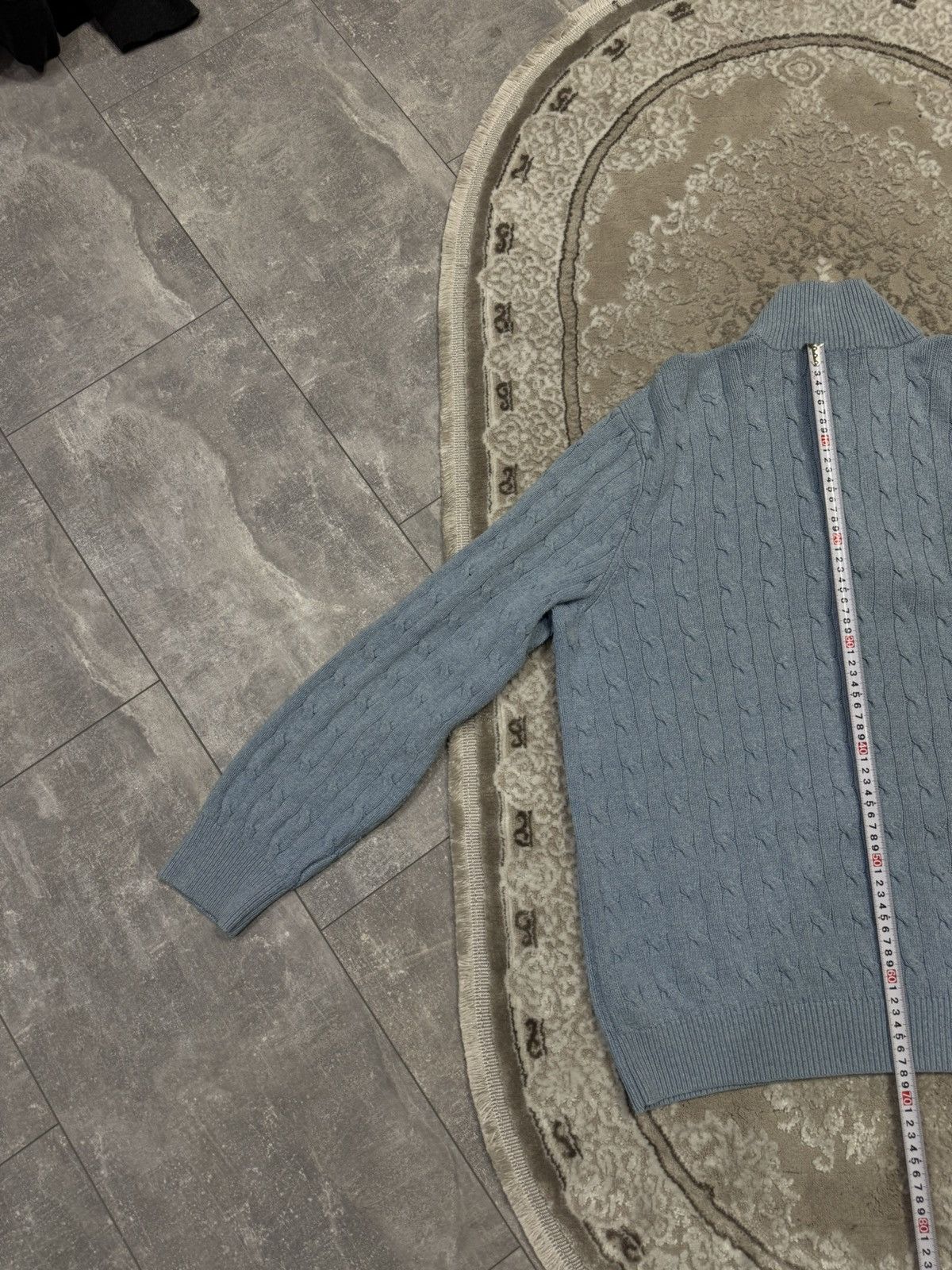 Polo Ralph Lauren Vintage 90S 1/3 Polo Ralph Lauren PRL Zip Knited Sweater Size US L / EU 52-54 / 3 - 11 Thumbnail