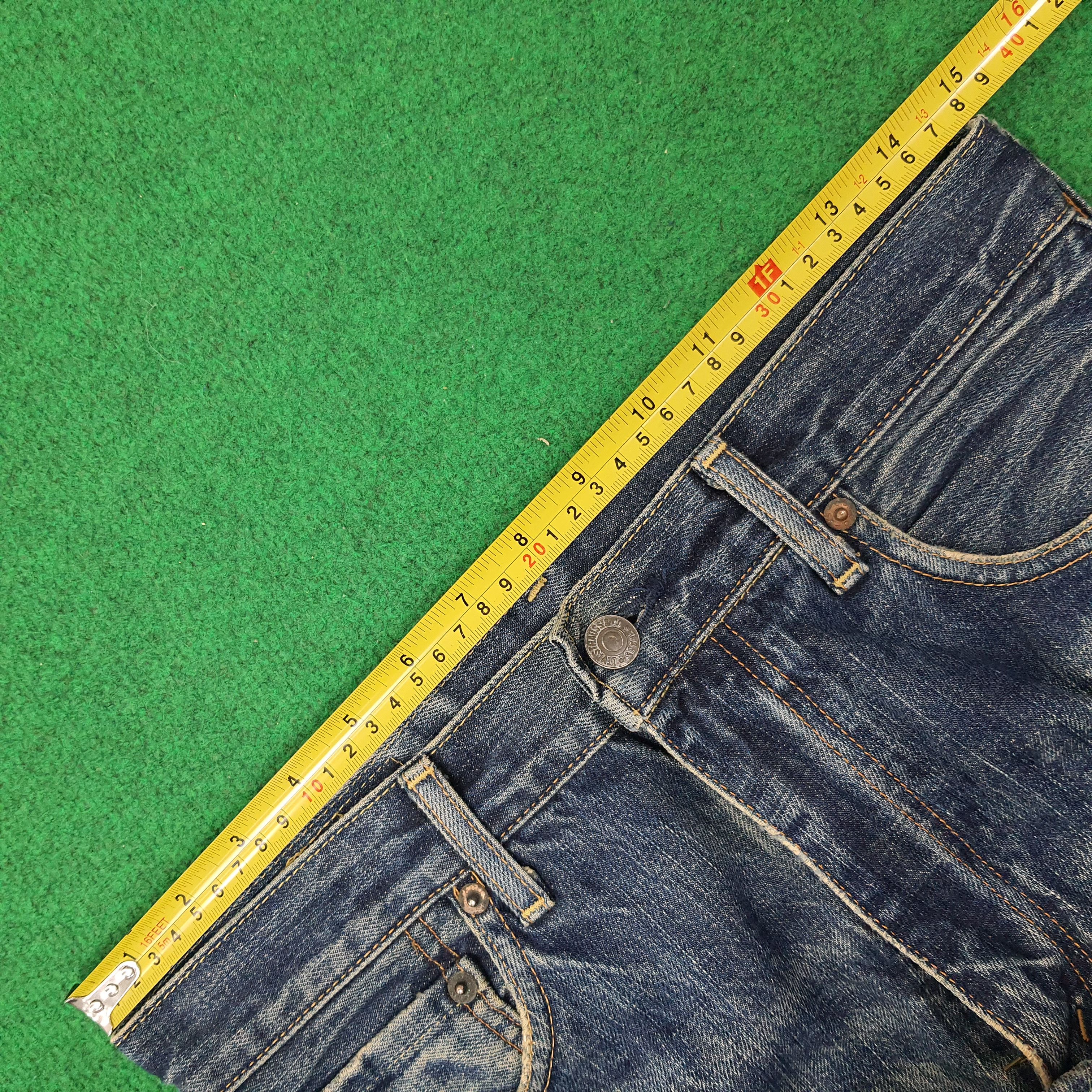 Levi's Vintage Levi's 502 Selvedge Distressed Jeans C258N13 Size US 29 - 11 Thumbnail