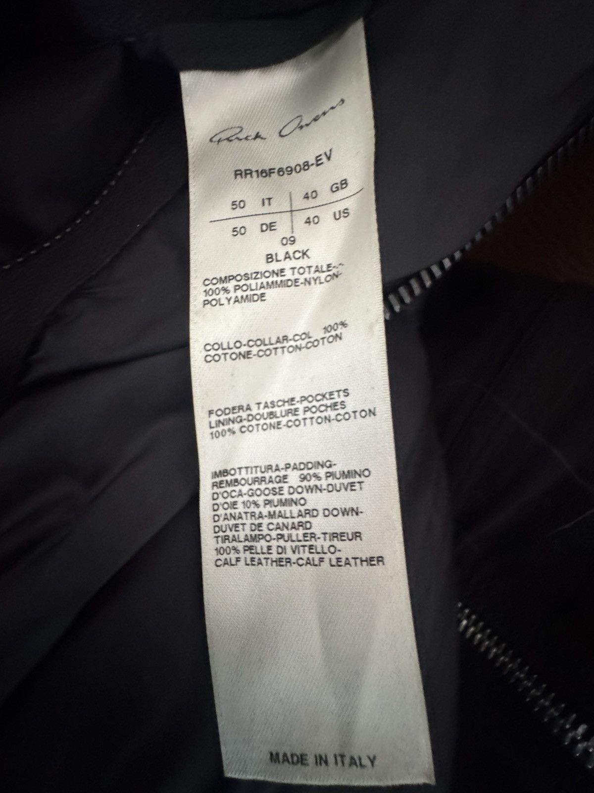 Rick Owens Very rare Mastadon down puffer coat FW16 Size US M / EU 48-50 / 2 - 14 Thumbnail
