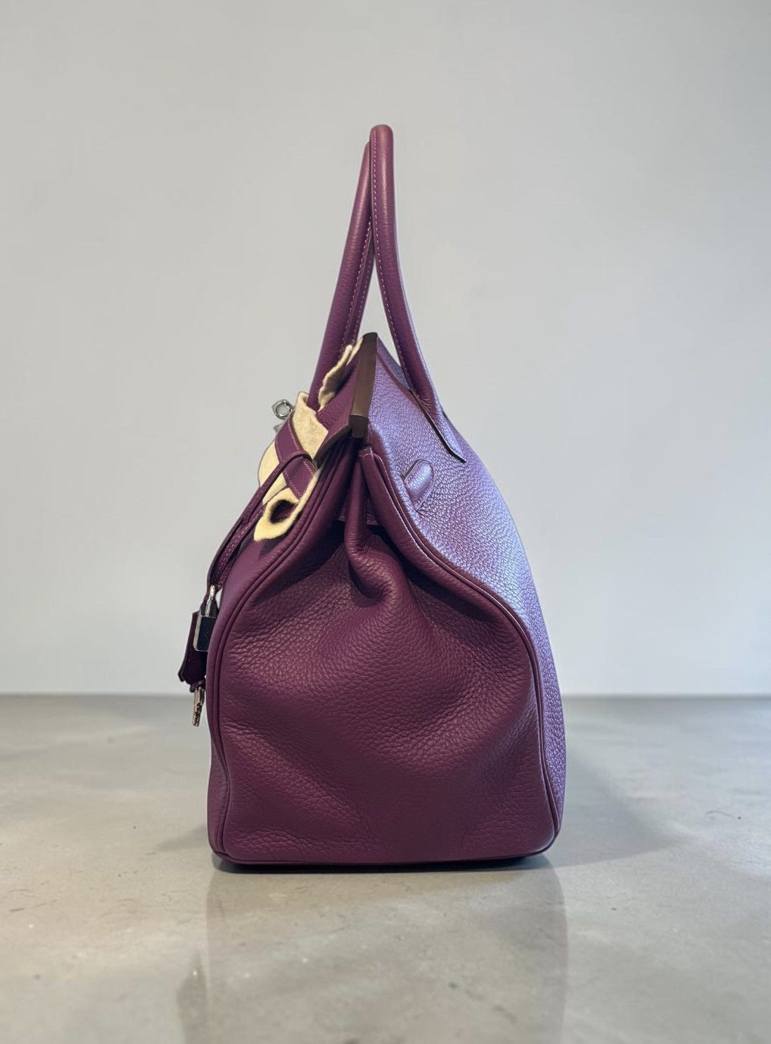 Hermes Hermes 35 Togo Leather Anemone Birkin Size ONE SIZE - 3 Thumbnail