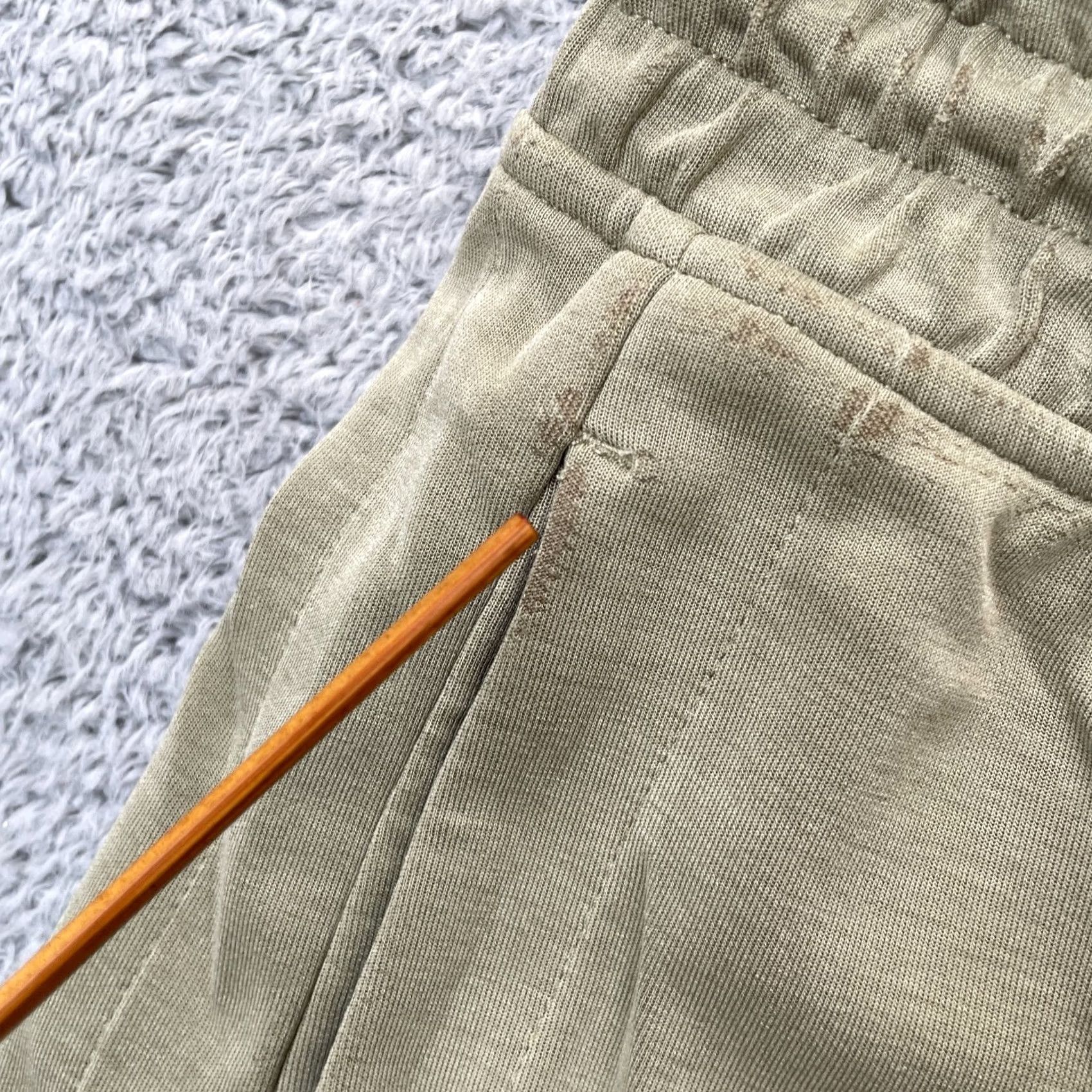 Athleta Athleta Shorts Womens M Green Running Stretch Logo Drawstring Athleisure Size 32" / US 10 / IT 46 - 4 Thumbnail
