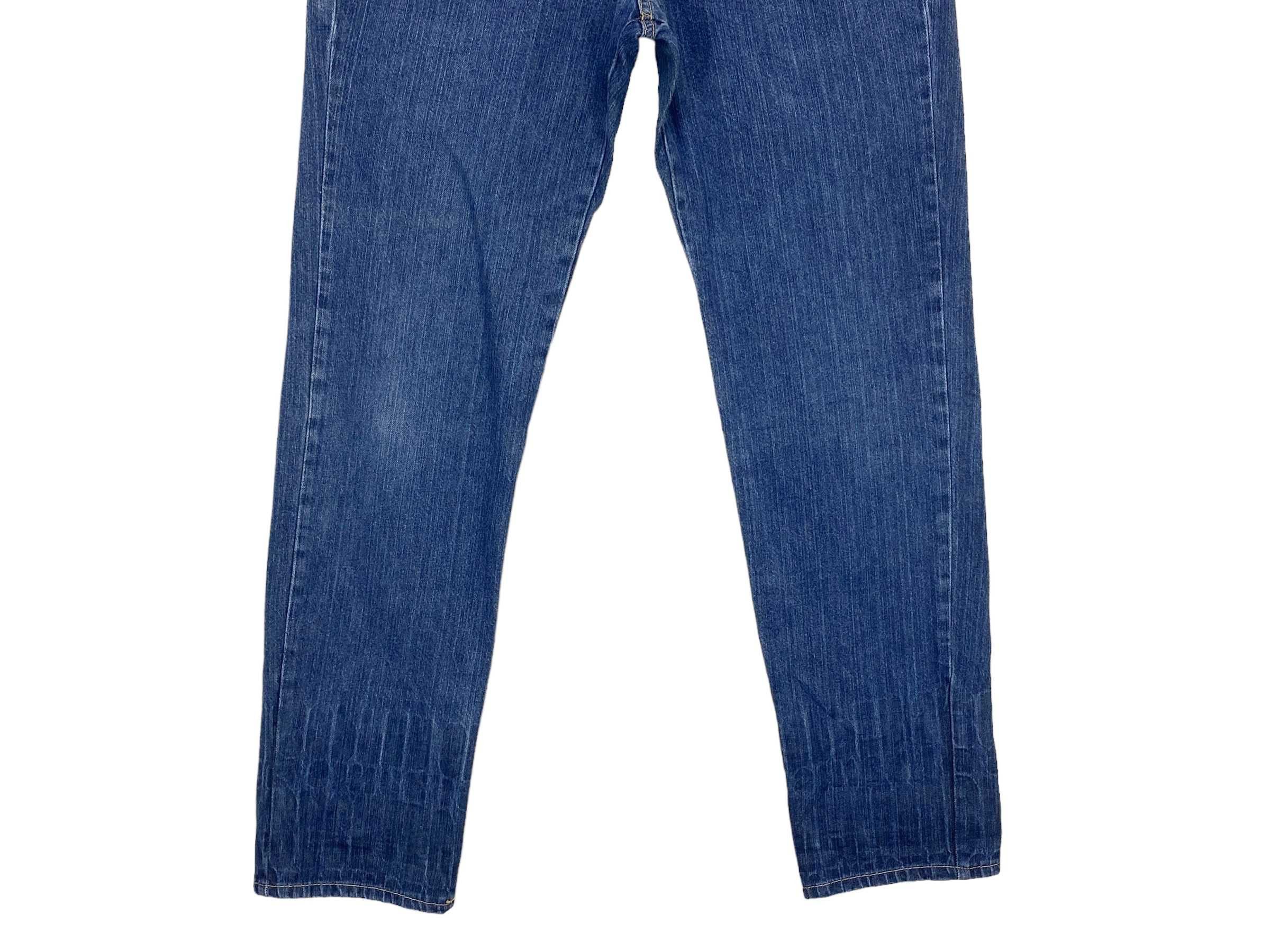 Japanese Brand Back & Forth Double Waist Denim Goth Punk Jeans Size US 29 - 4 Thumbnail