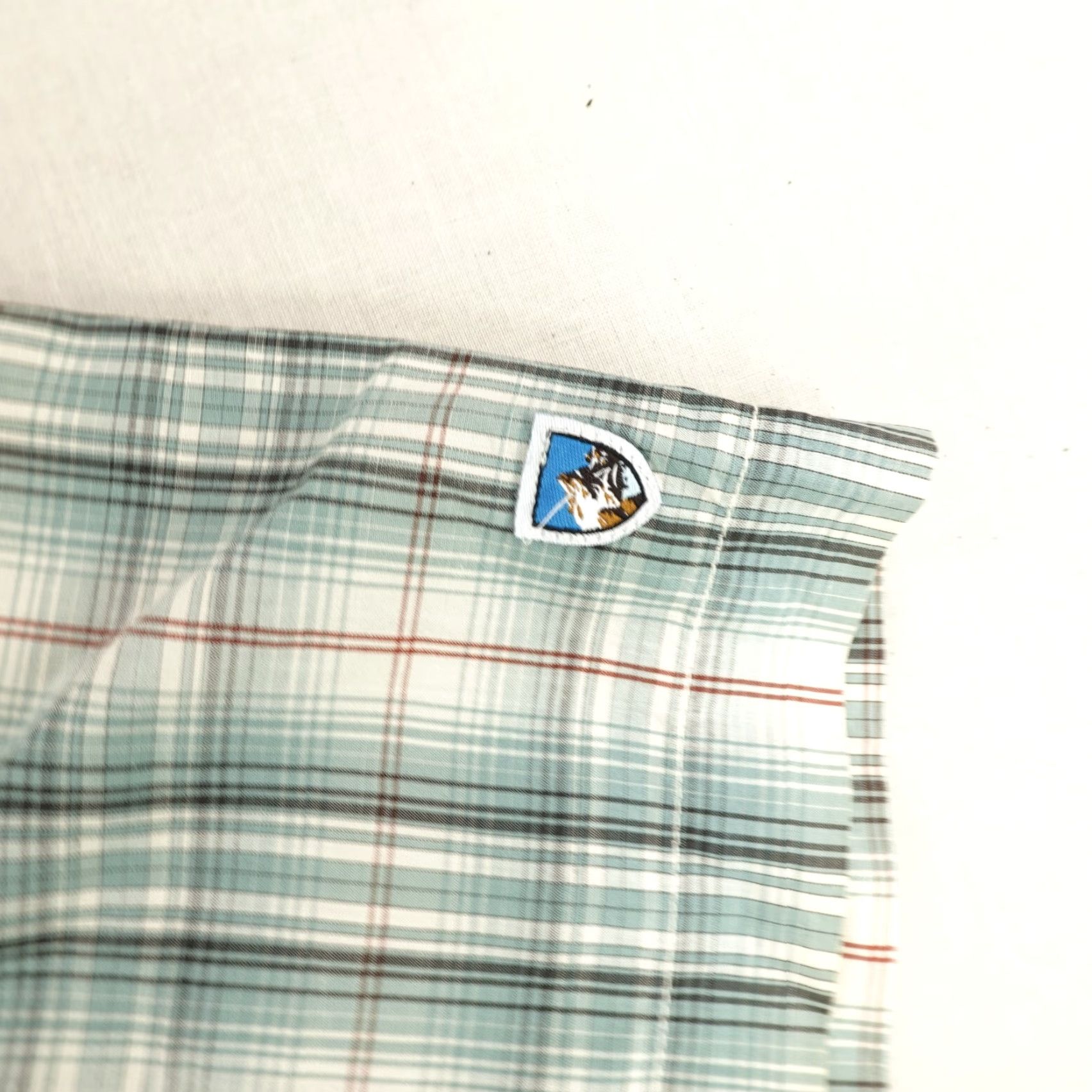 Vintage Kuhl Shirt Mens 2XL Green Plaid Cotton Linen Button Up Utility Hiking Size US XXL / EU 58 / 5 - 4 Thumbnail