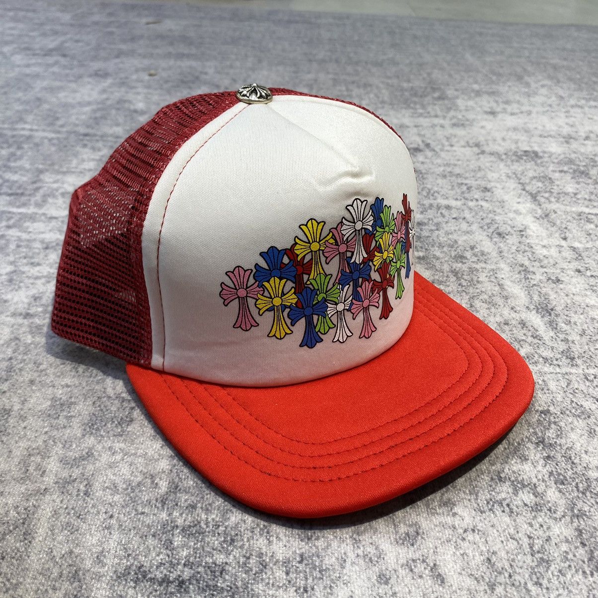 Chrome Hearts CHROME HEARTS BASEBALL CAP - CROSS WAXED DENIM