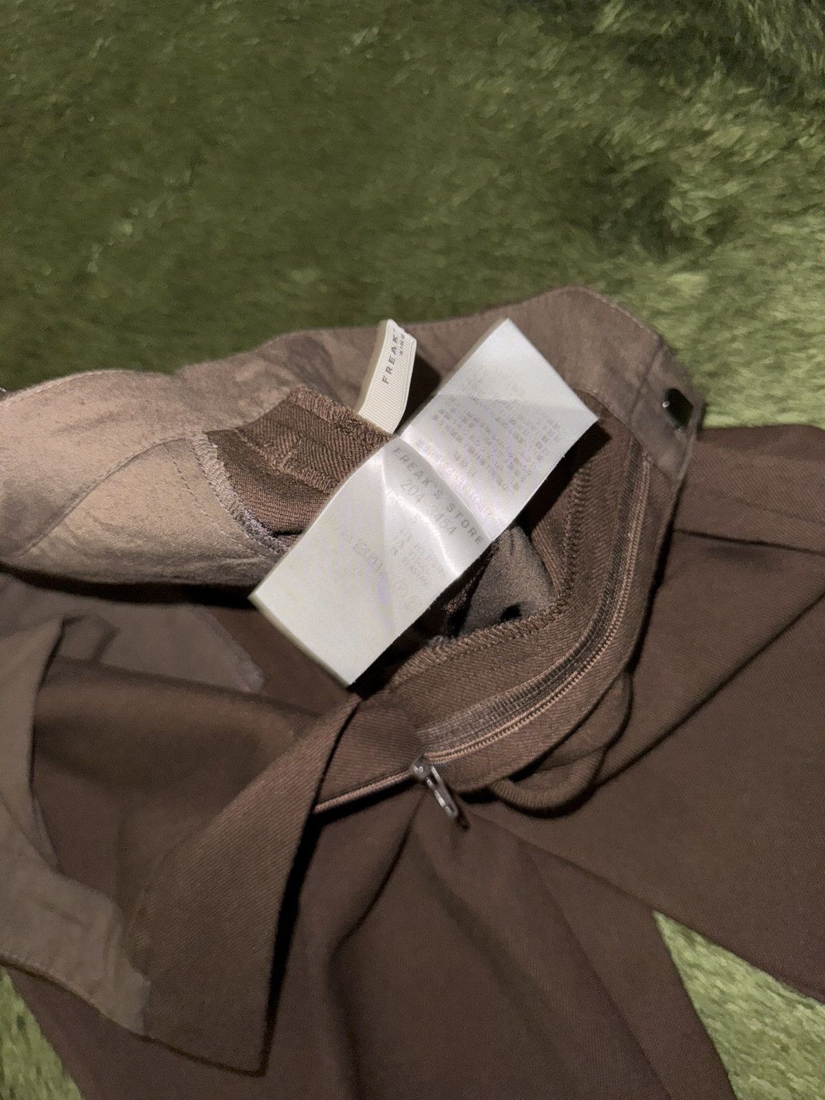 Beams Japan [S] Freak’s Store Poly viscose Slit Trousers Brown Size US 29 - 5 Thumbnail
