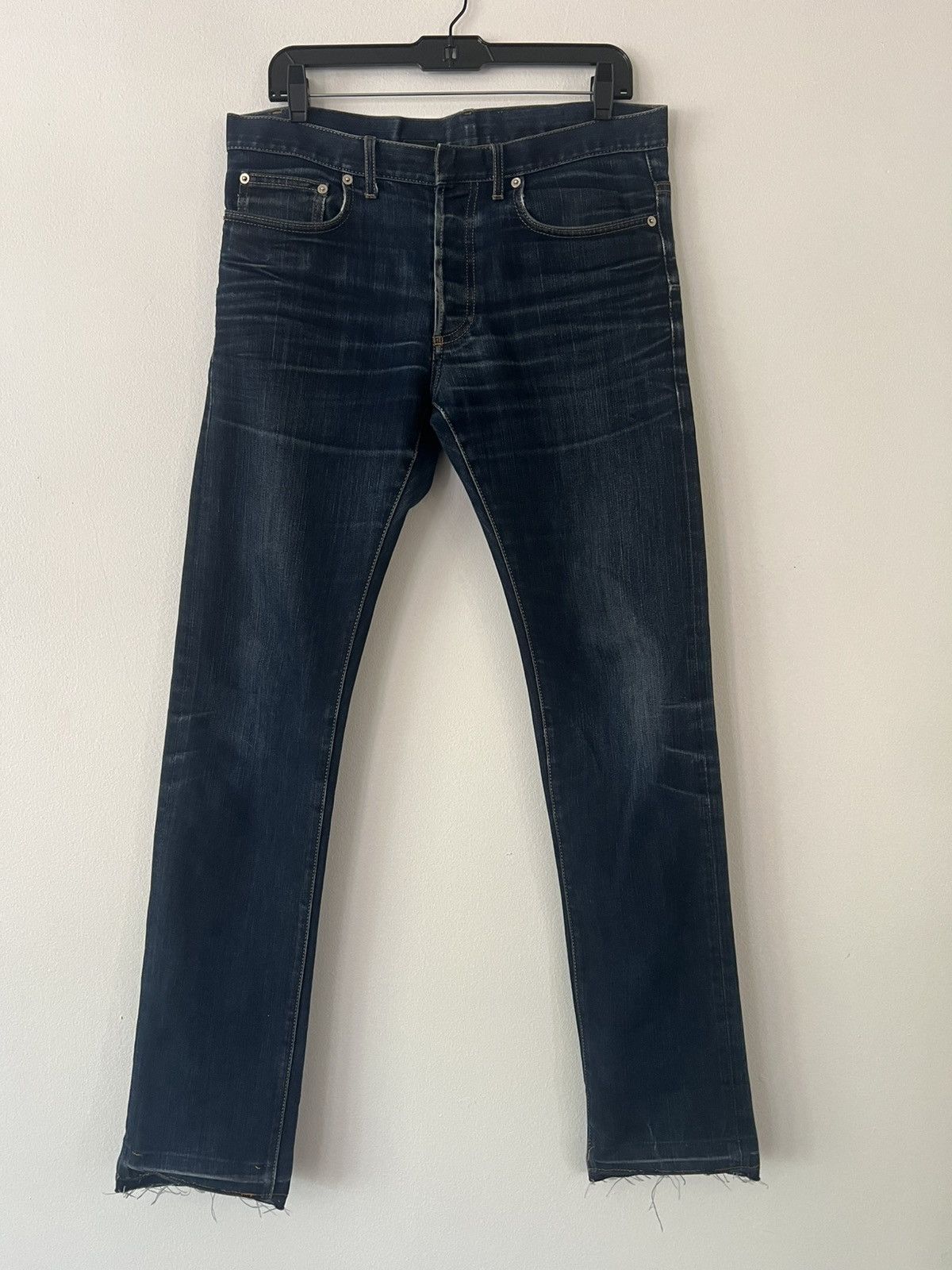 Dior Homme AW10 Blue Zipped Denim by Kris Van Assche