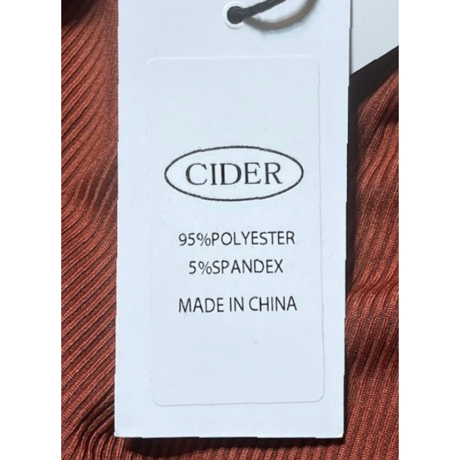Cider Cider Dress Womens S Knit Bodycon Scoop Neck Short Sleeve Brown Size 28" / US 6 / IT 42 - 6 Thumbnail