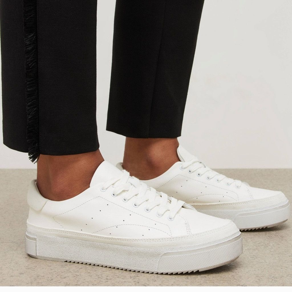 Allsaints All Saints Trish Sneaker in White, EU Size: 39 Size US 9 / IT 39 - 1 Thumbnail