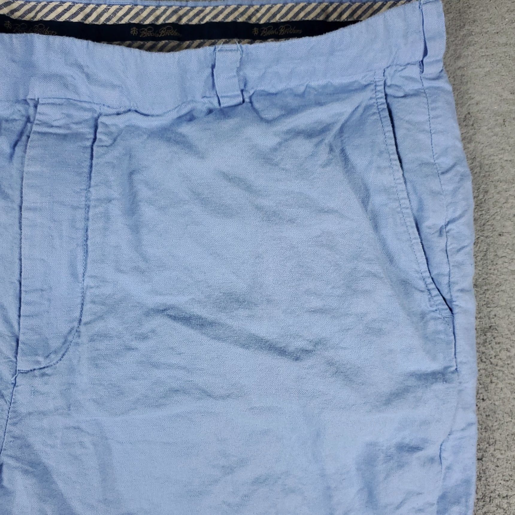 Brooks Brothers VINTAGE Brooks Brothers Men's Chino Shorts Size 40 Blue Flat Front Casual Summer Size US 40 / EU 56 - 3 Thumbnail