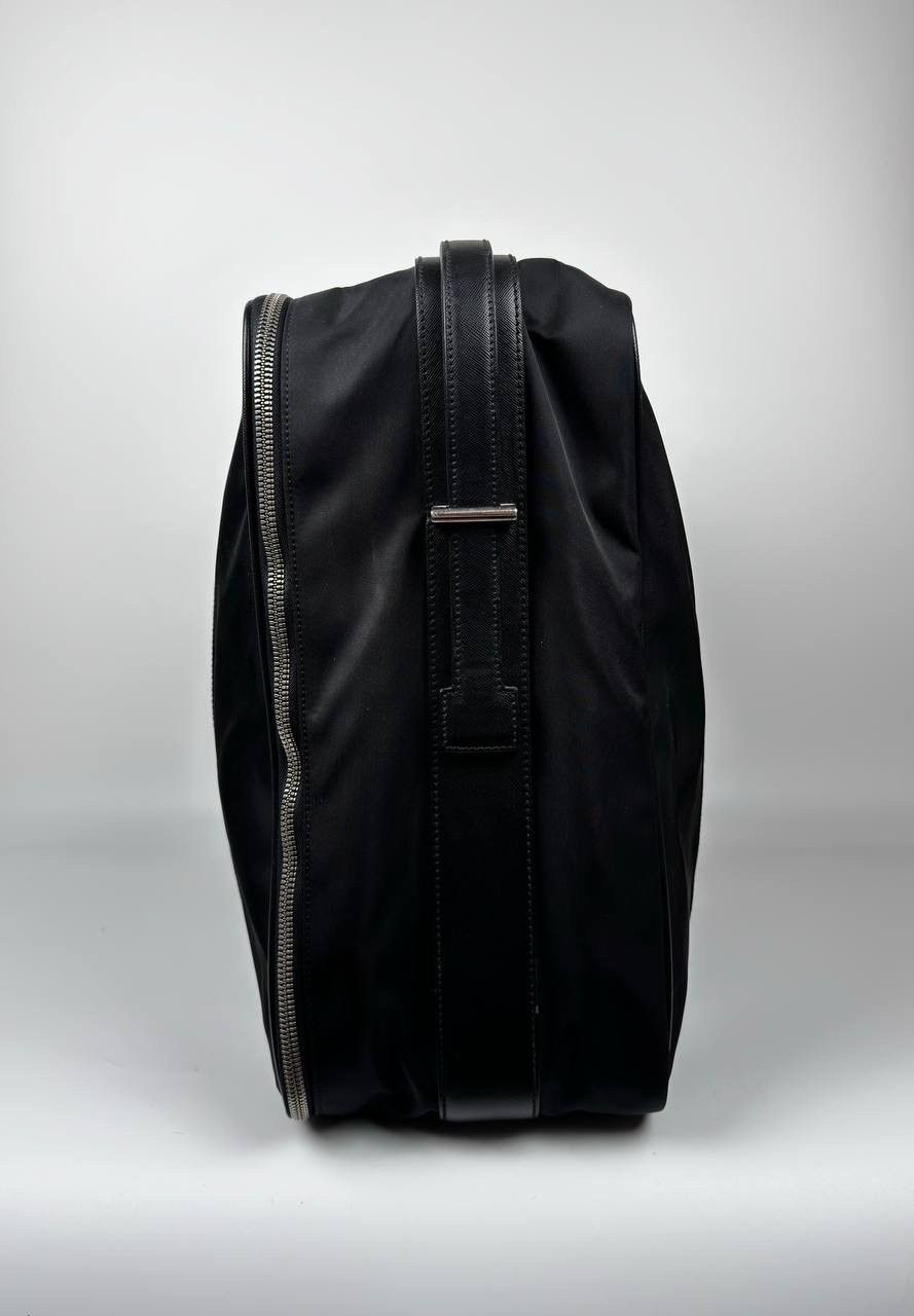 Prada Prada Saffiano Black Nylon Luggage Bag Size ONE SIZE - 5 Thumbnail