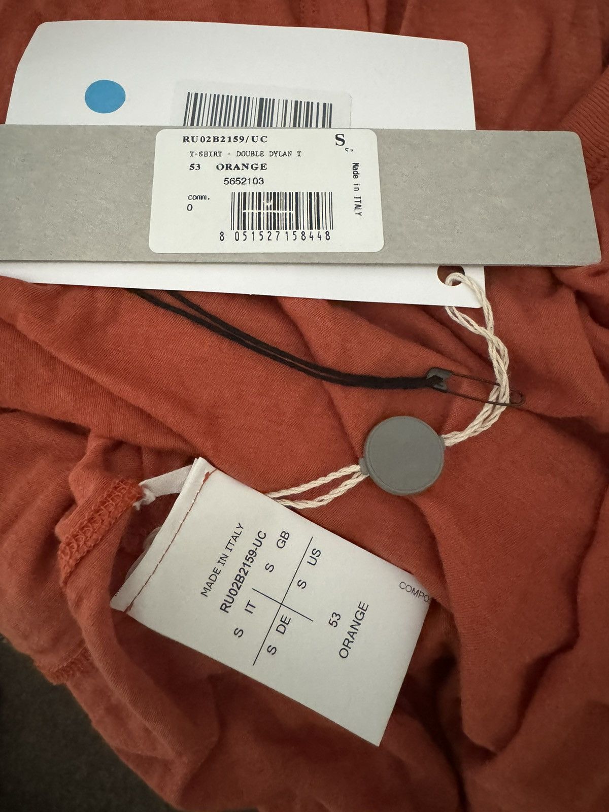 Rick Owens Rick owens Double DylanTee, sz S Size US S / EU 44-46 / 1 - 6 Thumbnail