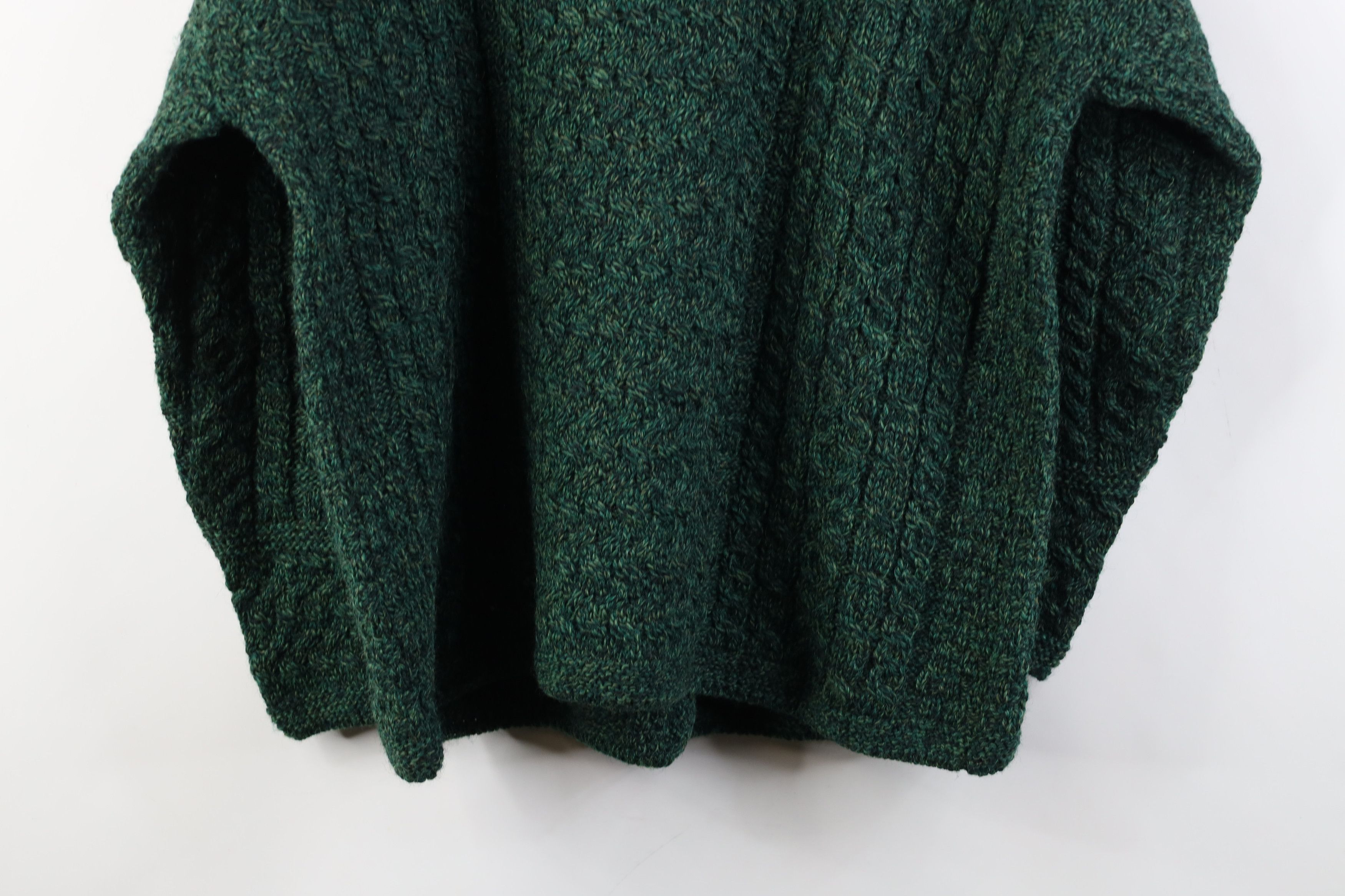 Vintage Vintage 90s Streetwear Fisherman Cable Knit Cardigan Sweater Size XL / US 12-14 / IT 48-50 - 11 Thumbnail