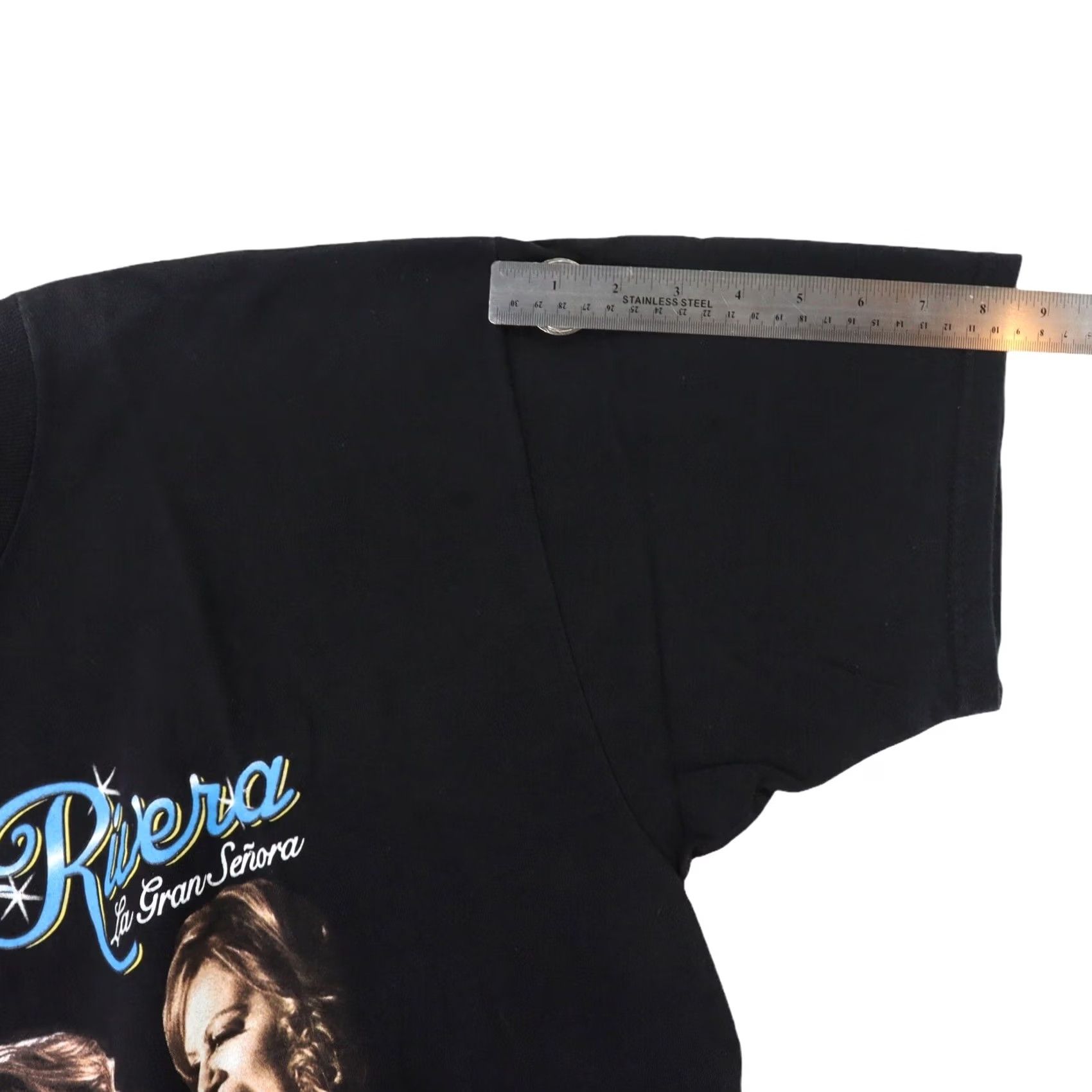 AAA Jenni Rivera Descanse En Paz RIP T-Shirt XL Men Black 1969-2012 Size US XL / EU 56 / 4 - 4 Thumbnail