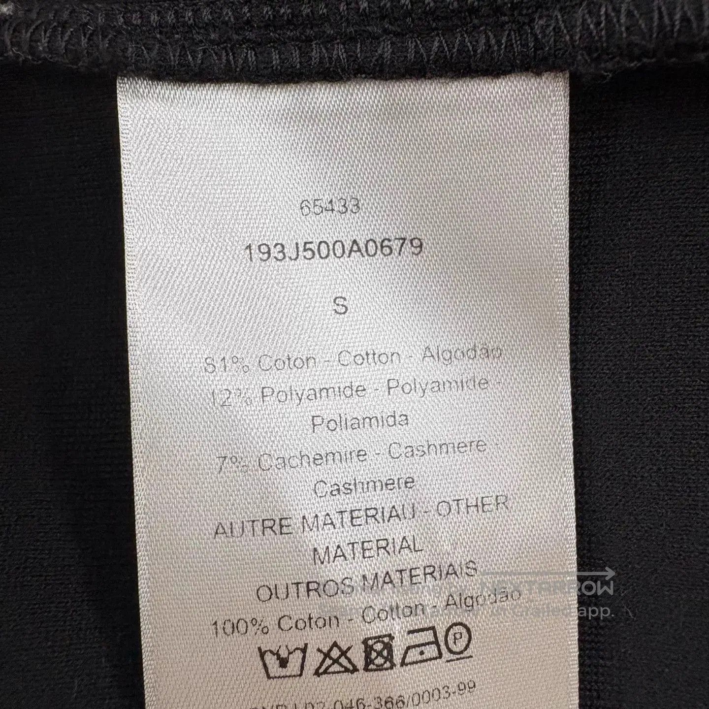 Dior Black Long-Sleeve Button-Up Shirt with Chest Pockets. Size US S / EU 44-46 / 1 - 5 Thumbnail