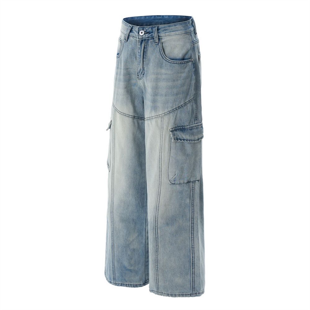 Jean American high street multi-pocket cargo jeans Size US 32 / EU 48 - 5 Thumbnail