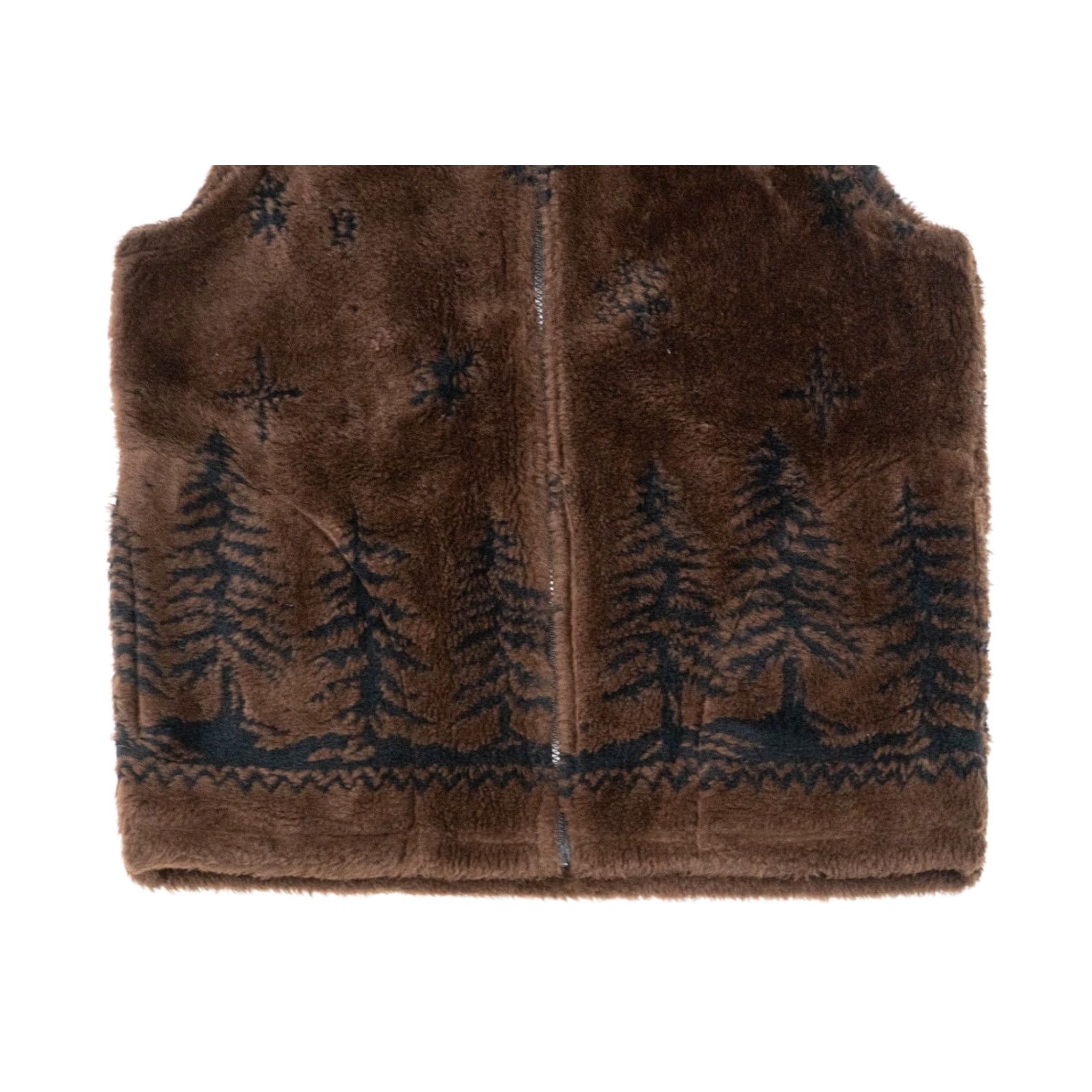 Vintage VINTAGE Canyon Vest Women's Sleeveless Fleece Sherpa Zip Brown 90s Nature USA Large Size L / US 10 / IT 46 - 3 Thumbnail