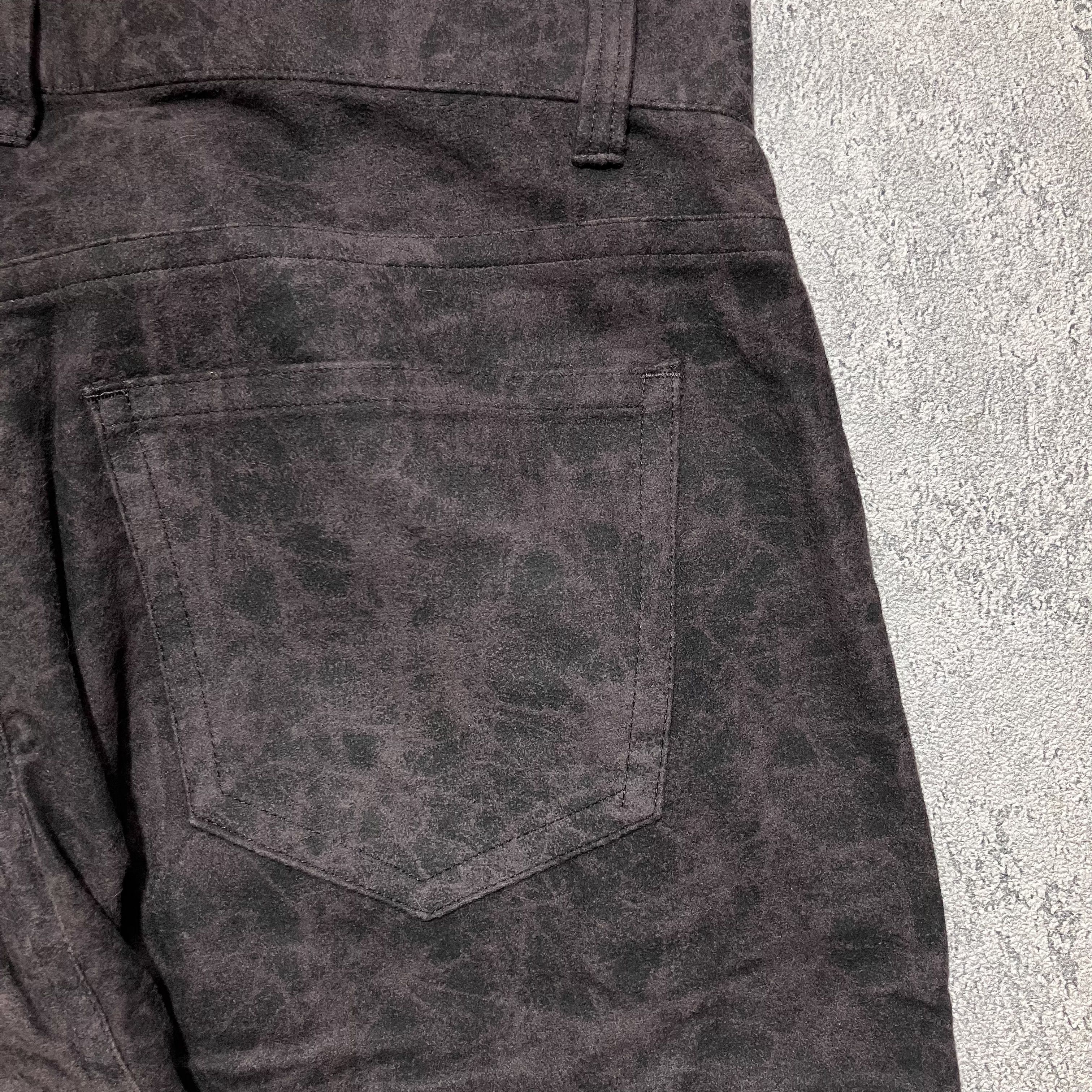 Le Grande Bleu (L.G.B.) Parashuto cracking leather vkei style patterned pants Size US 31 - 9 Thumbnail