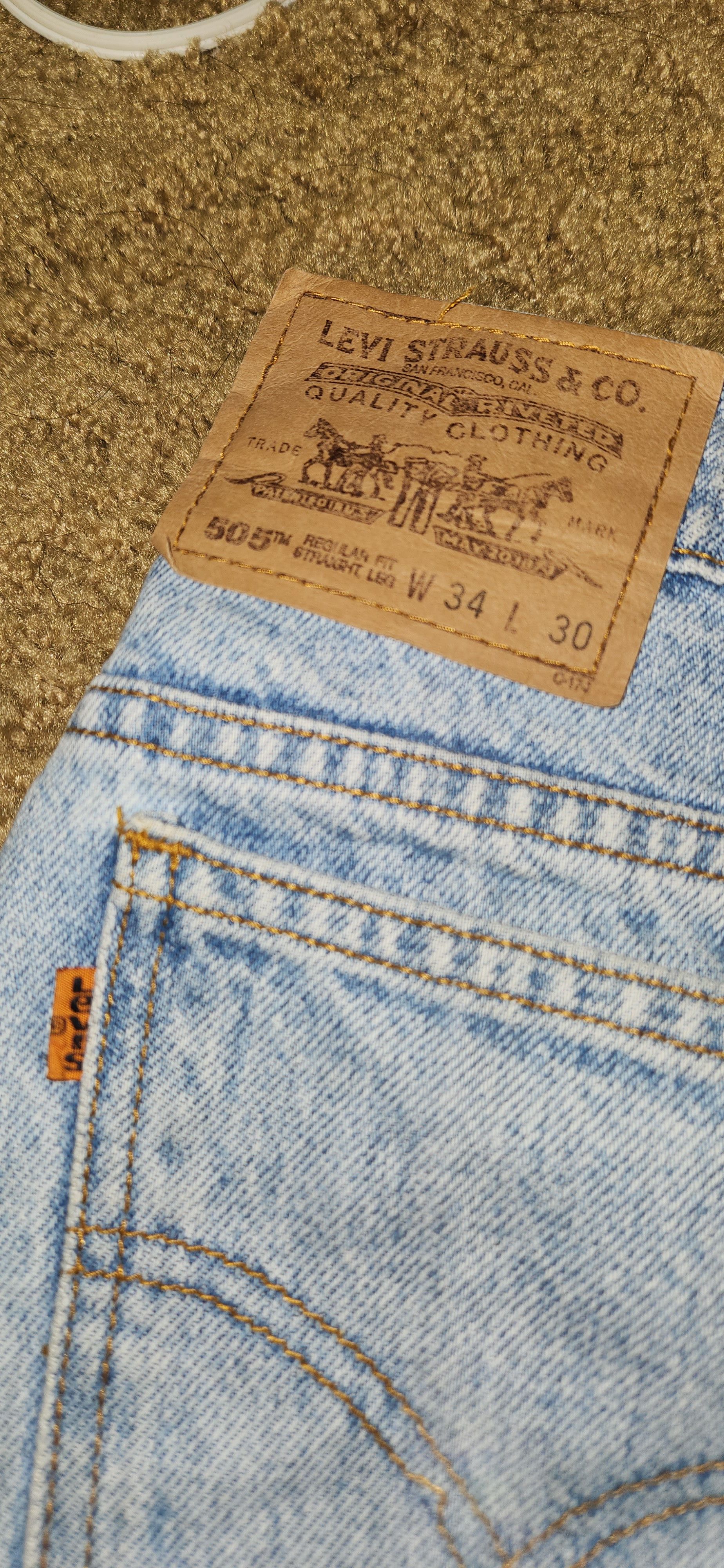 Levi's Vintage Clothing 505's Size US 34 / EU 50 - 4 Thumbnail