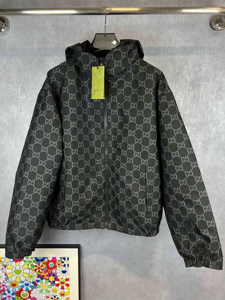 Gucci Gucci Old flower full logo windbreaker jacket 2503-Nextarr Size US L / EU 52-54 / 3 - 1 Thumbnail