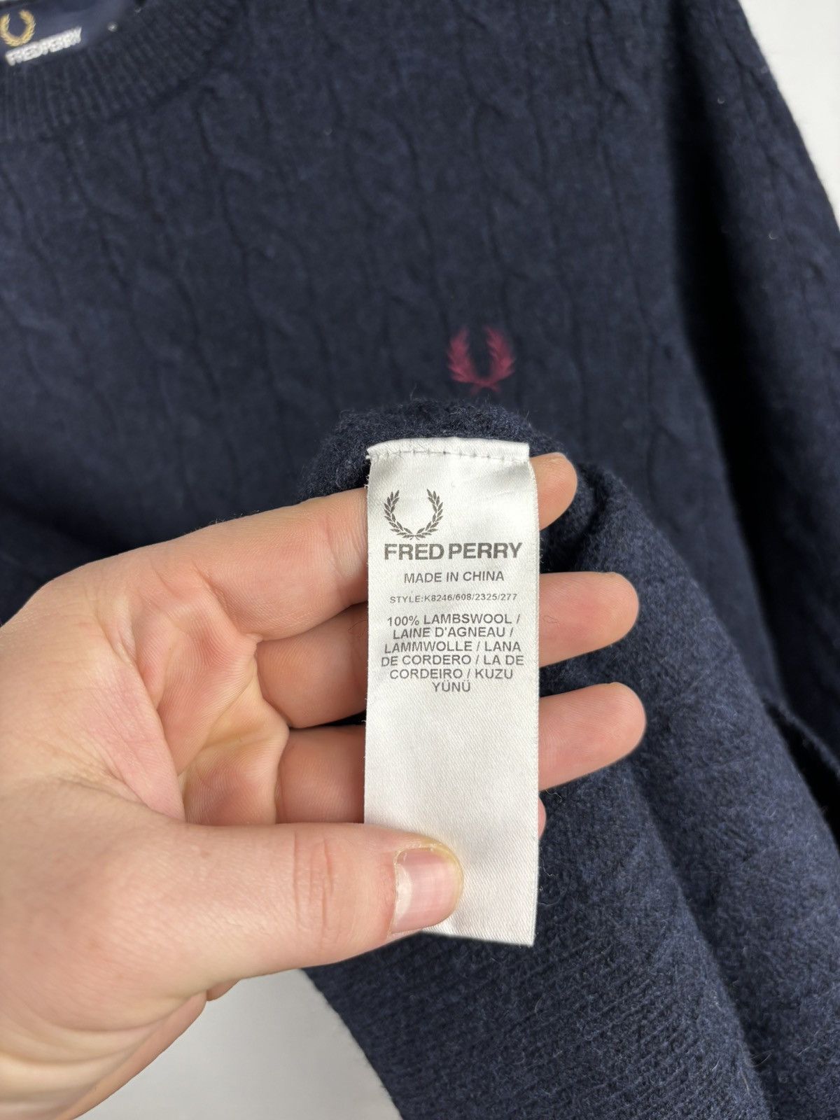 Fred Perry Fred Perry wool sweater size S Size US S / EU 44-46 / 1 - 4 Thumbnail