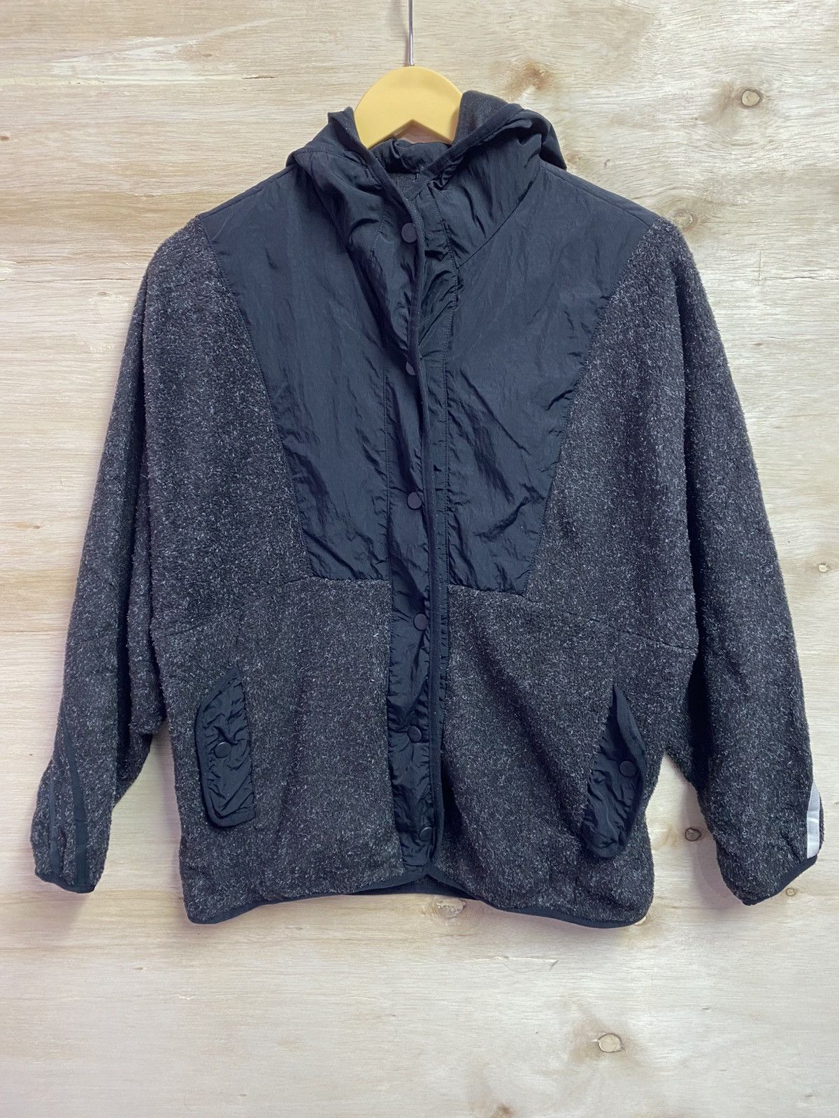 Adidas Adidas buttons ups fleece jacket Size L / US 10 / IT 46 - 1 Thumbnail