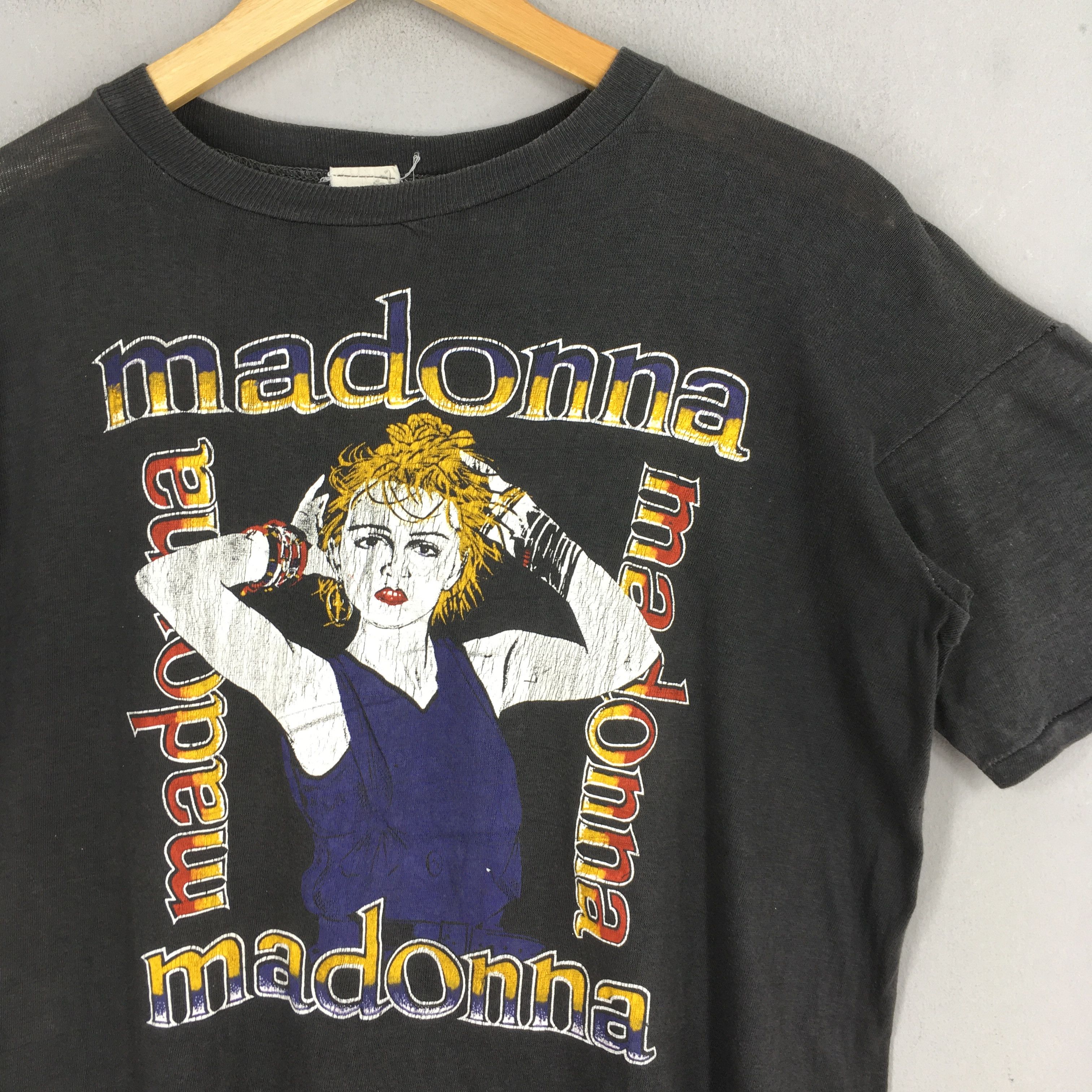 Band Tees × Vintage 80's Madonna Pop The Girlie Show Blond Ambition T shirt L Size US L / EU 52-54 / 3 - 2 Thumbnail
