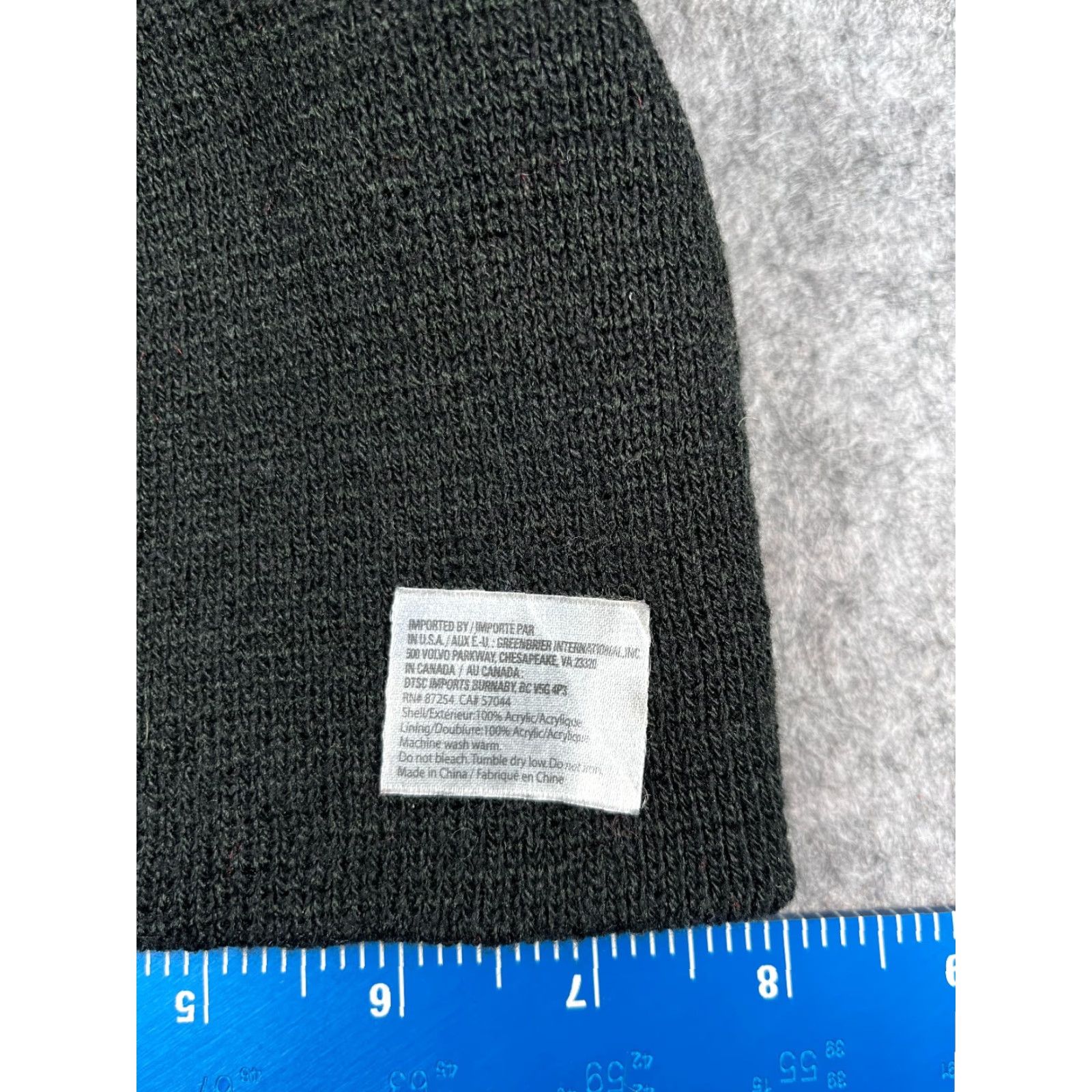 Vintage DOLLAR TREE Black Knit Beanie Adult One Size Lightweight Outdoor Ski Hat Unisex Size ONE SIZE - 7 Thumbnail