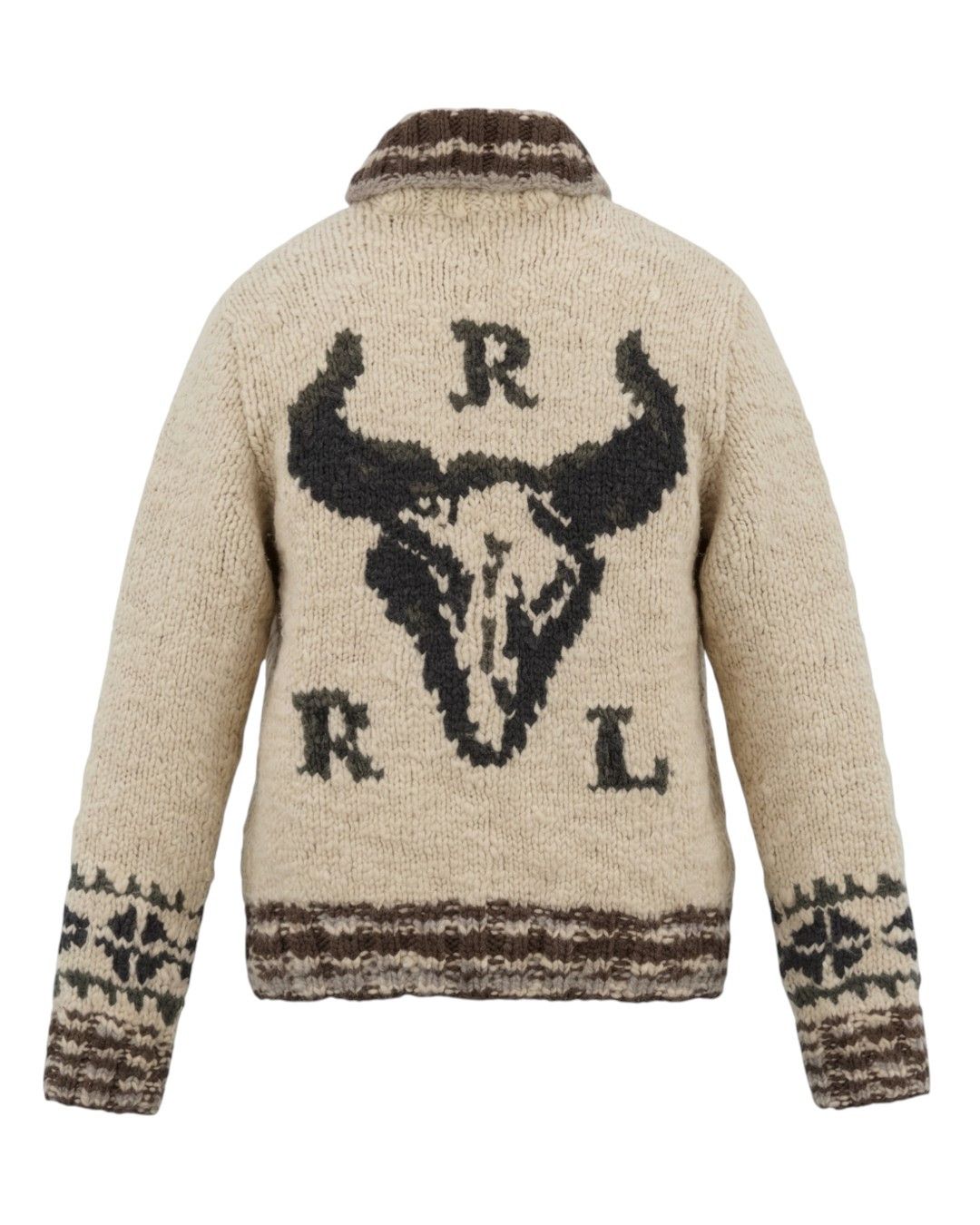 RRL Ralph Lauren RRL HAND KNIT WOOL WESTERN COWBOY JACKET Size US L / EU 52-54 / 3 - 1 Thumbnail