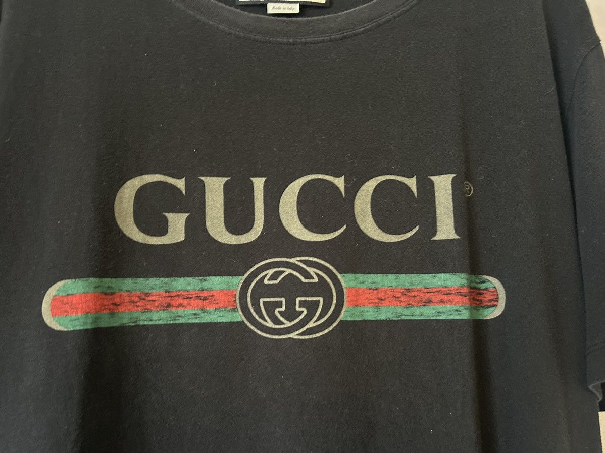 Gucci Oversized Logo T-Shirt Size US L / EU 52-54 / 3 - 2 Thumbnail