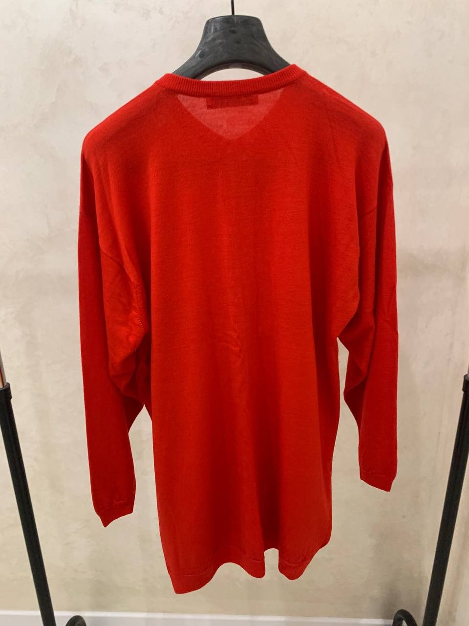 Burberry 🔥Burberry vintage wool red cardigan sweater Size XL / US 12-14 / IT 48-50 - 3 Thumbnail