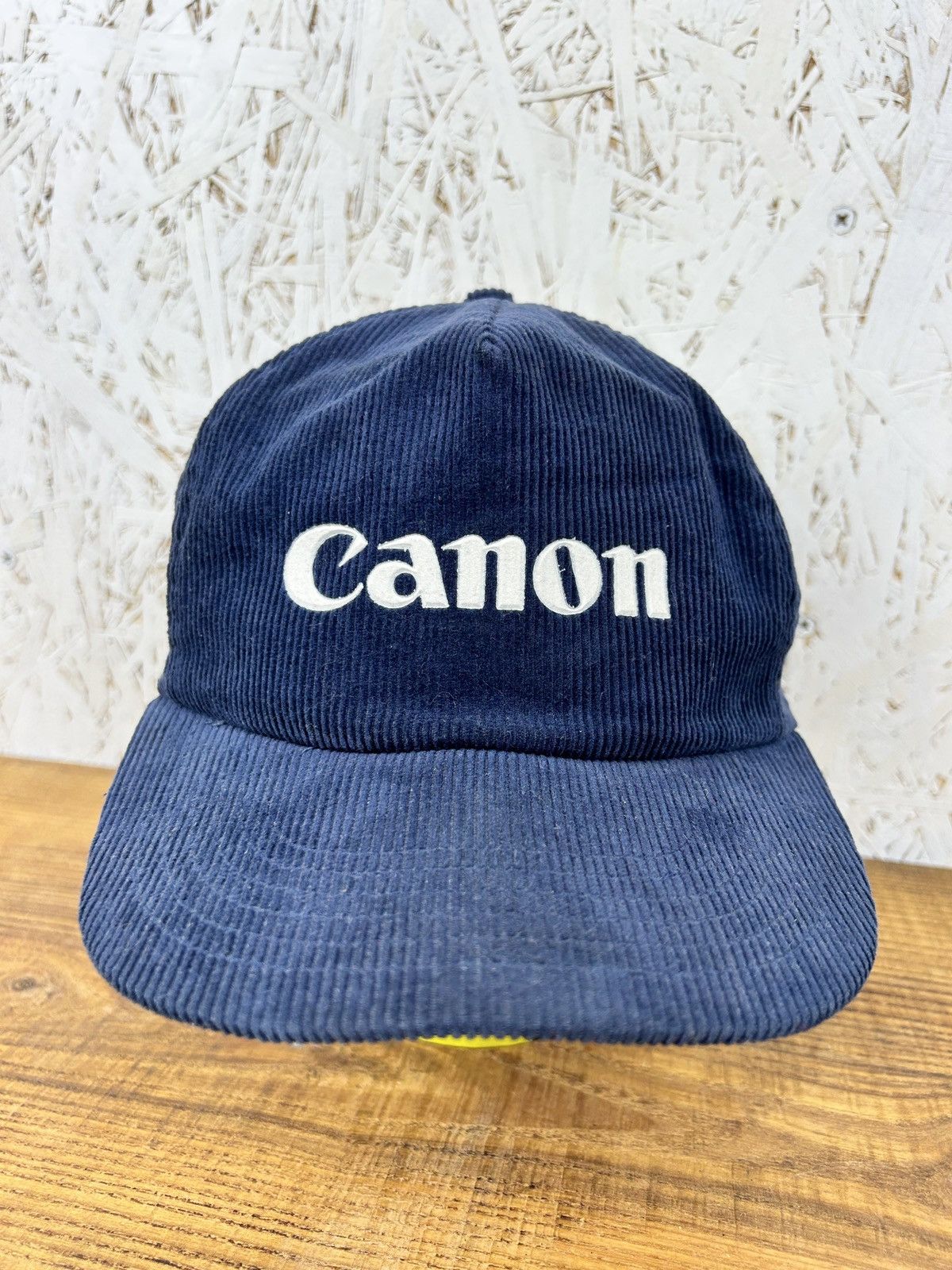 Canon 90s Vintage Canon Photography Corduroy Camera Logo Cap Size ONE SIZE - 1 Thumbnail