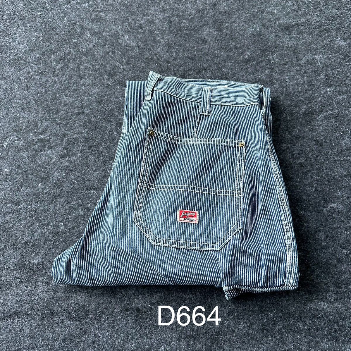 JNCO Vintage Dogman Hickory Baggy Cargo Pant D664 Size US 30 / EU 46 - 17 Thumbnail
