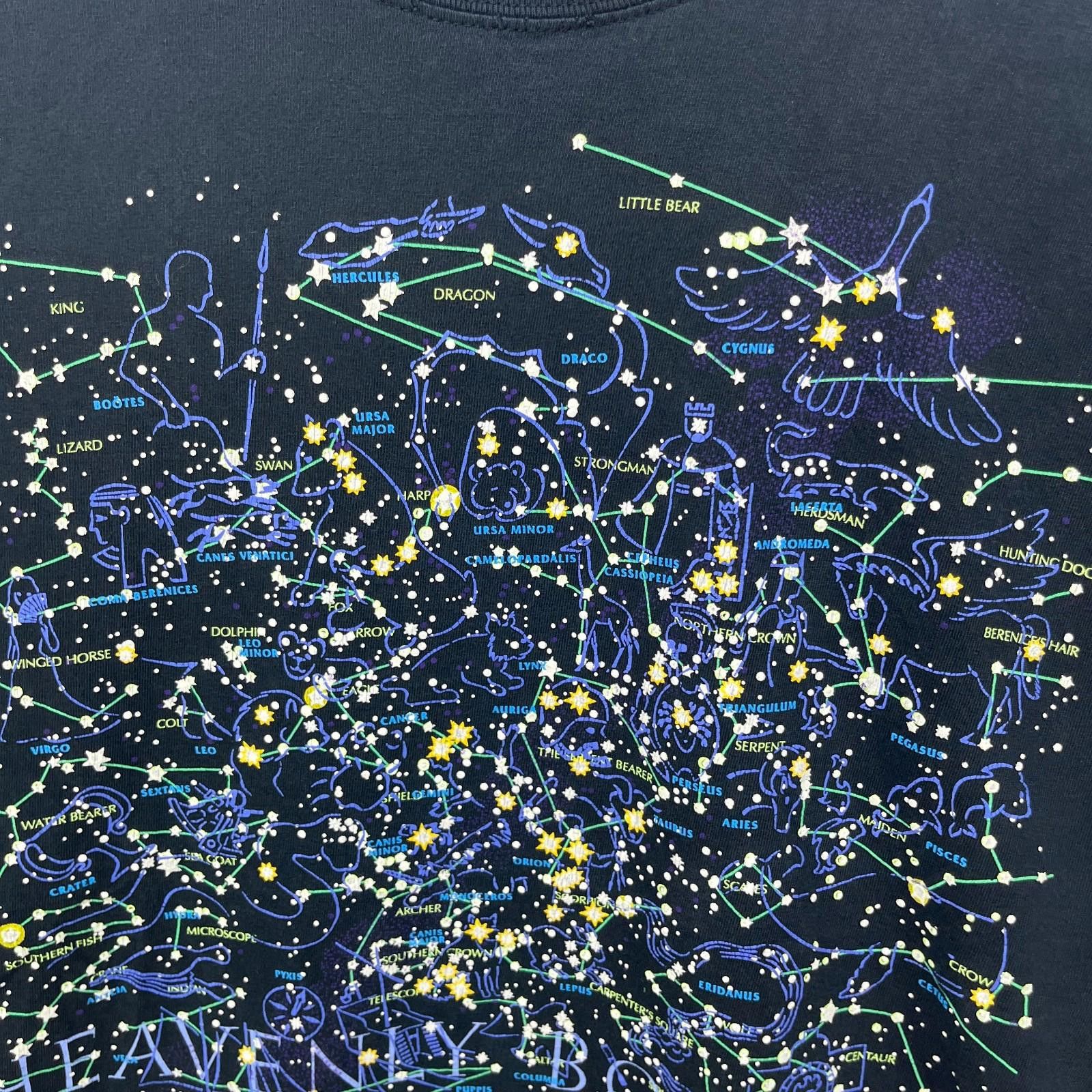 Vintage Vintage Heavenly Bodies Constellations Starry T Shirt XL Size US XL / EU 56 / 4 - 4 Thumbnail