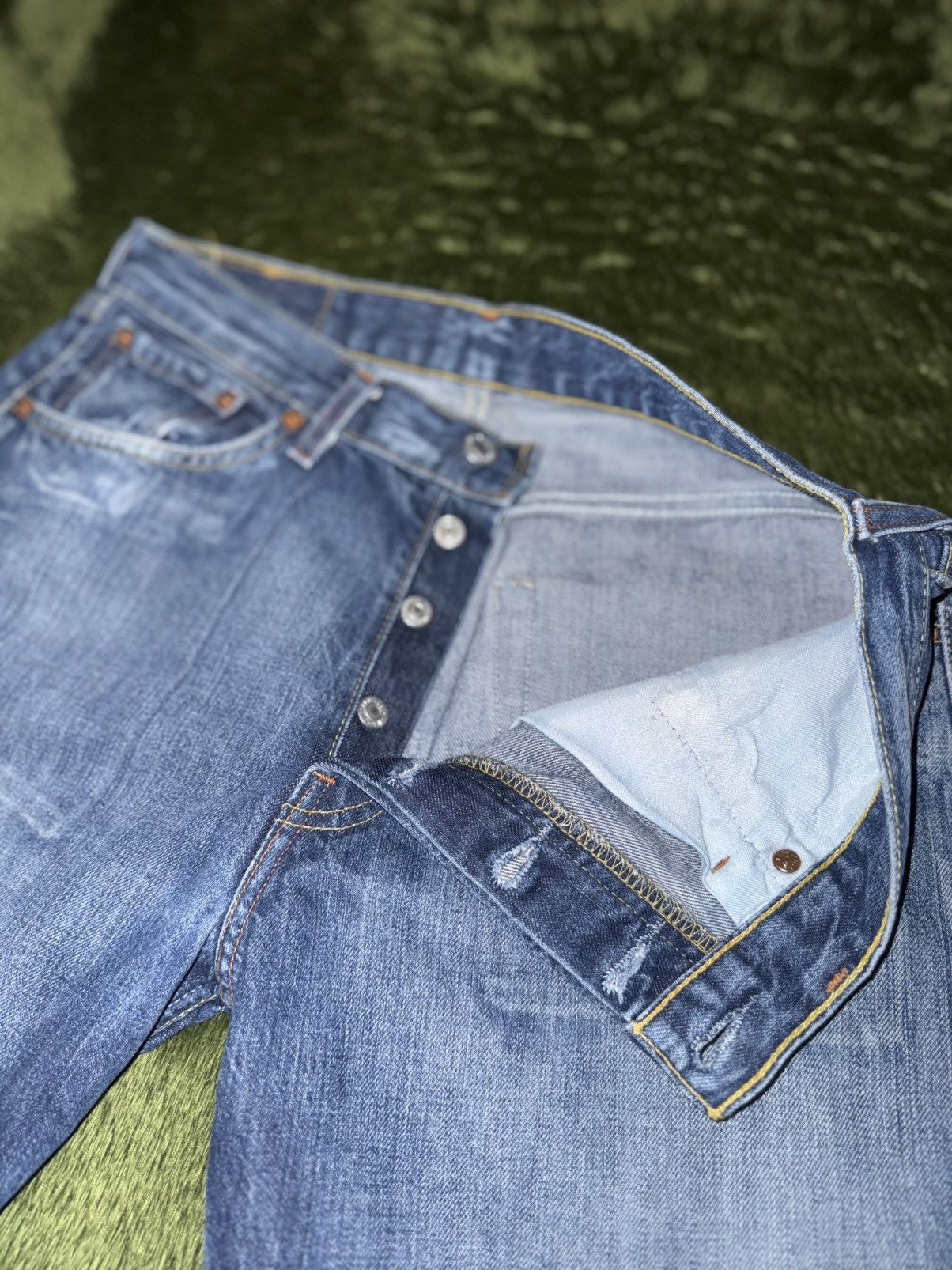 Levi's [W32/L30] Levi’s 501 Europe Release Vintage wash Denim Pants Size US 32 / EU 48 - 3 Thumbnail