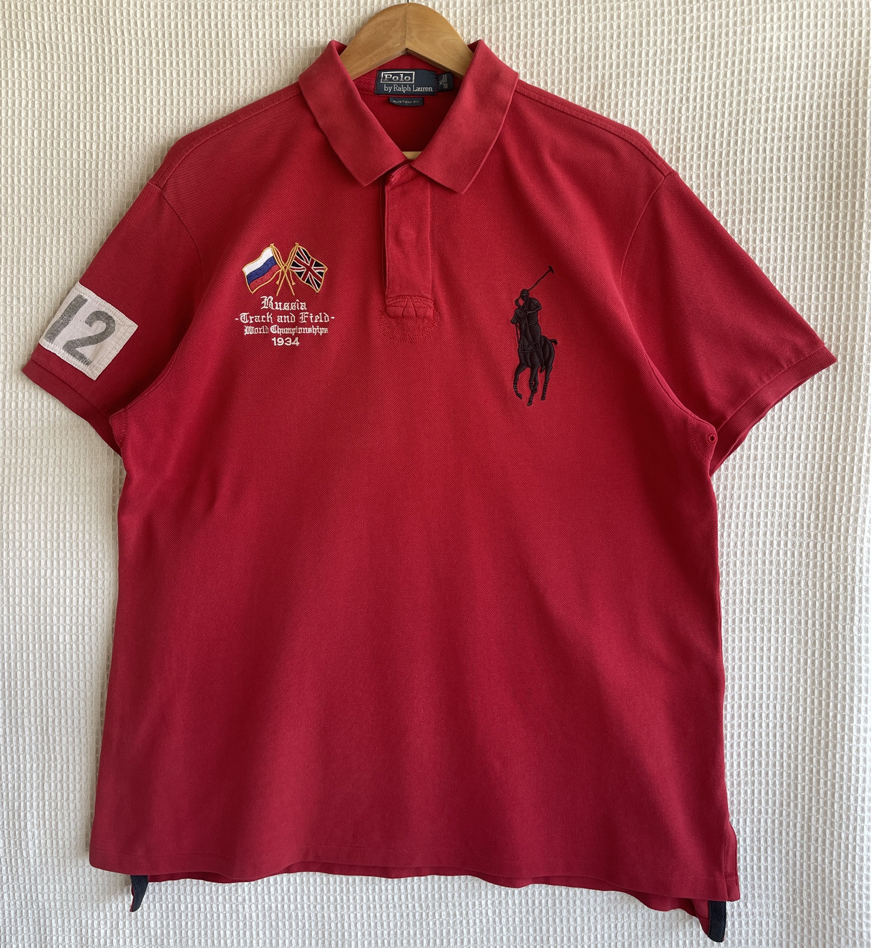 Polo Ralph Lauren Embroidery🔥POLO RALPH LAUREN🔥Chief Keef RUSSIA 012 Polo Tee Size US XL / EU 56 / 4 - 2 Thumbnail